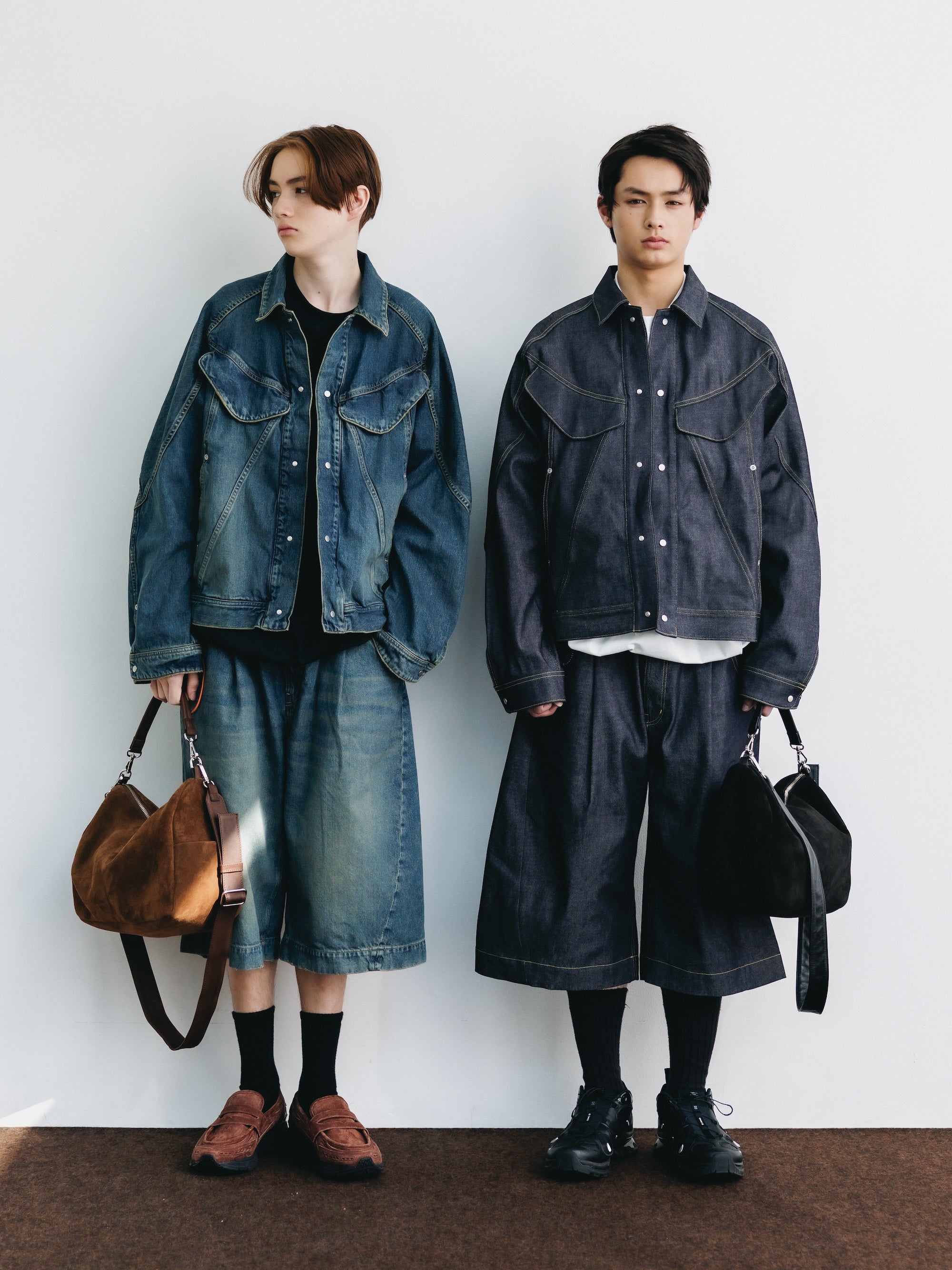 SUEDE DAYOFF BAG (BROWN)