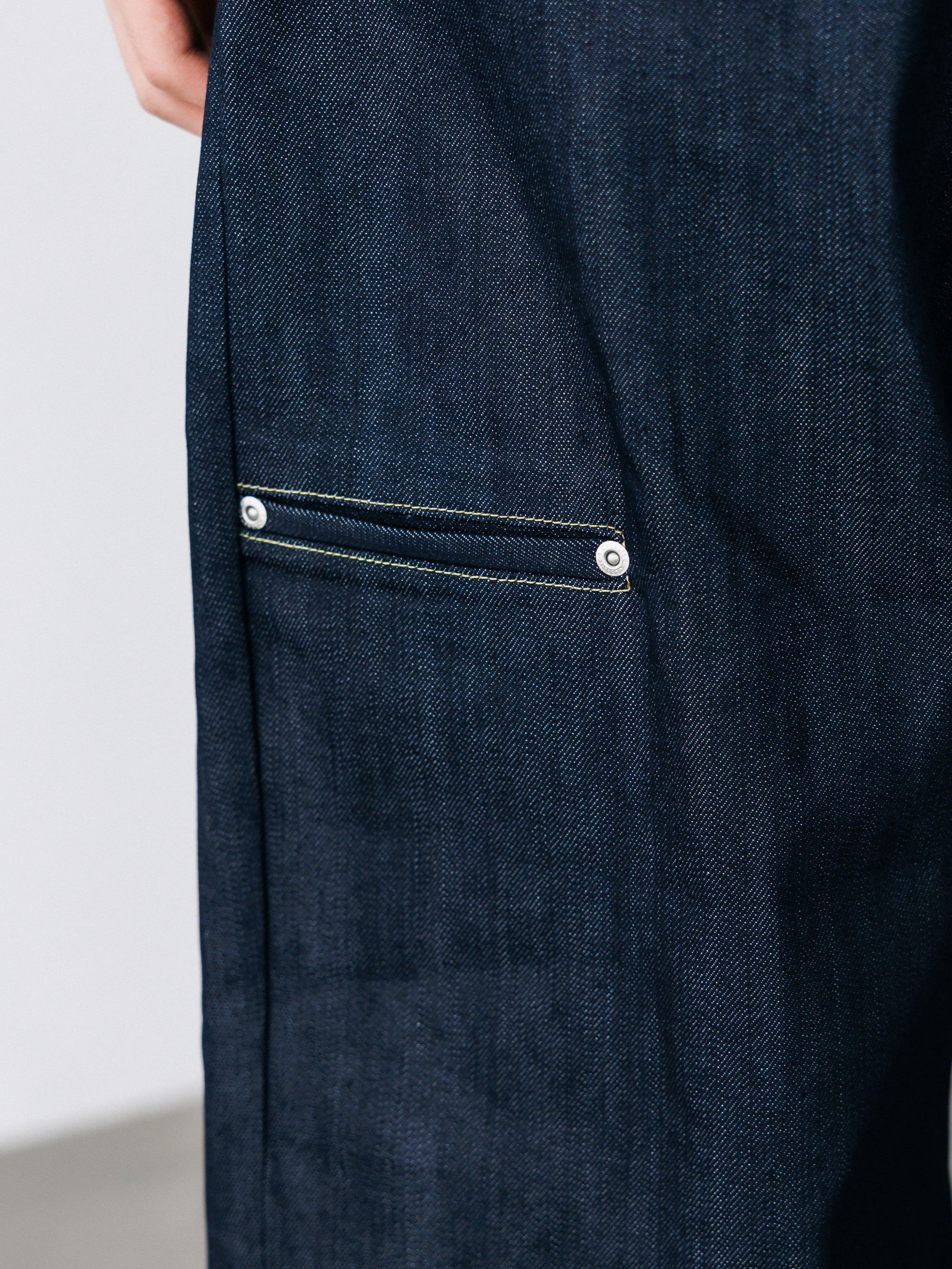 【8.19 WED 20:00- IN STOCK】RAW DENIM CITY WIDE STRAIGHT PANTS (RIGID INDIGO)