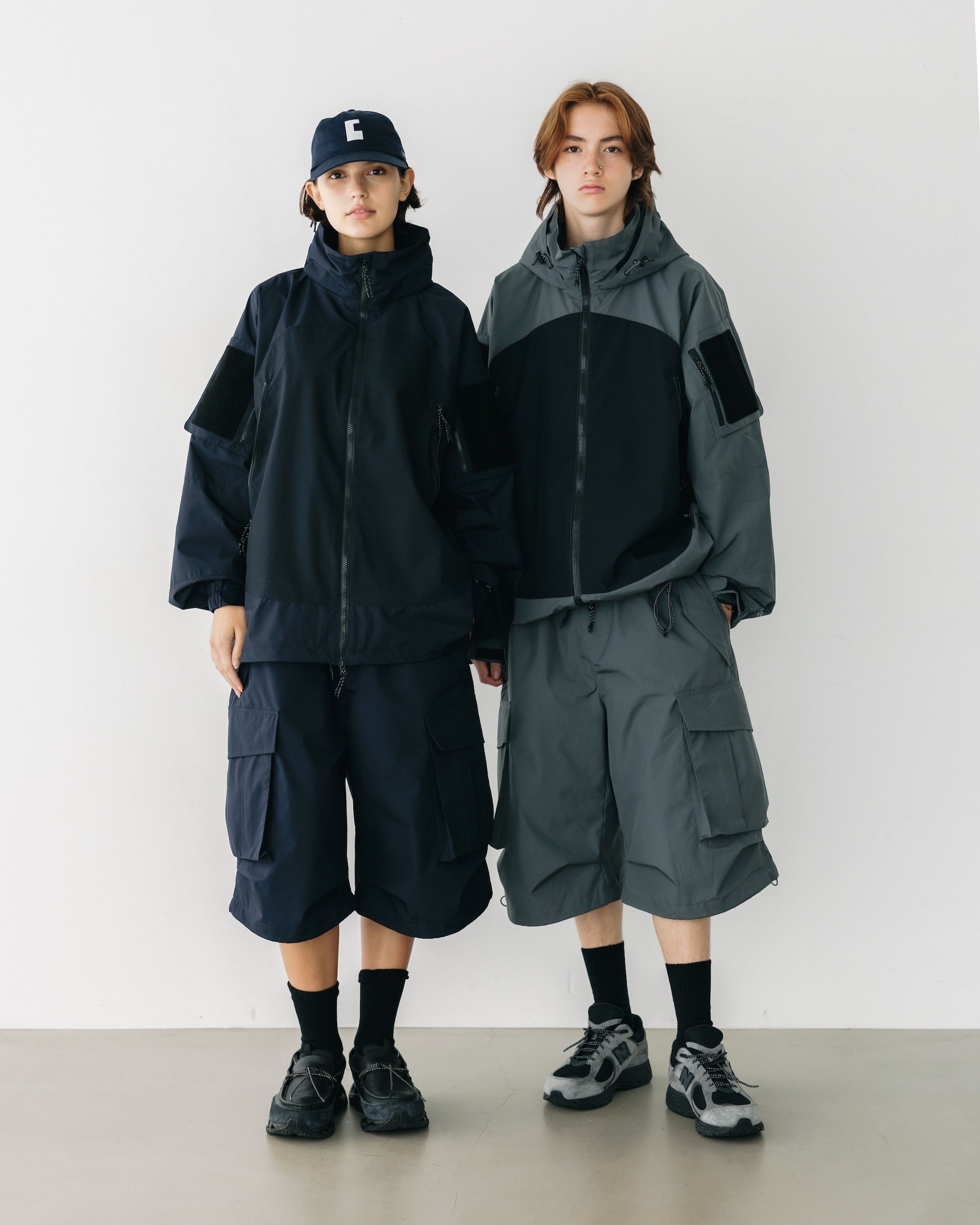【9.17 WED 20:00- IN STOCK】+phenix WINDSTOPPER® by GORE-TEX LABS CITY MILITARY JACKET (NAVY×BLACK)
