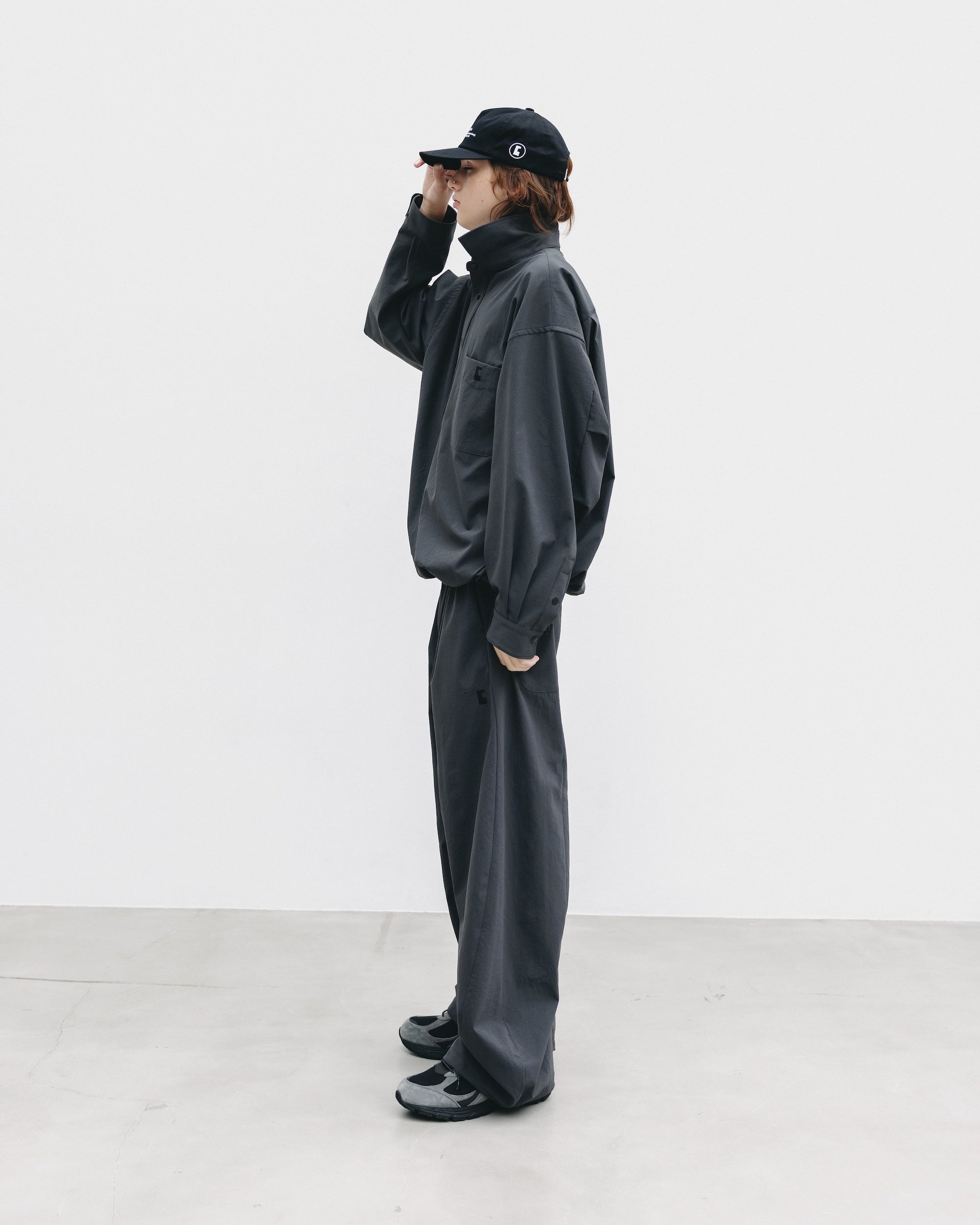 【9.20 SAT 20:00- IN STOCK】CITY UNIFORM L/S PULLOVER SHIRT (GRAY)