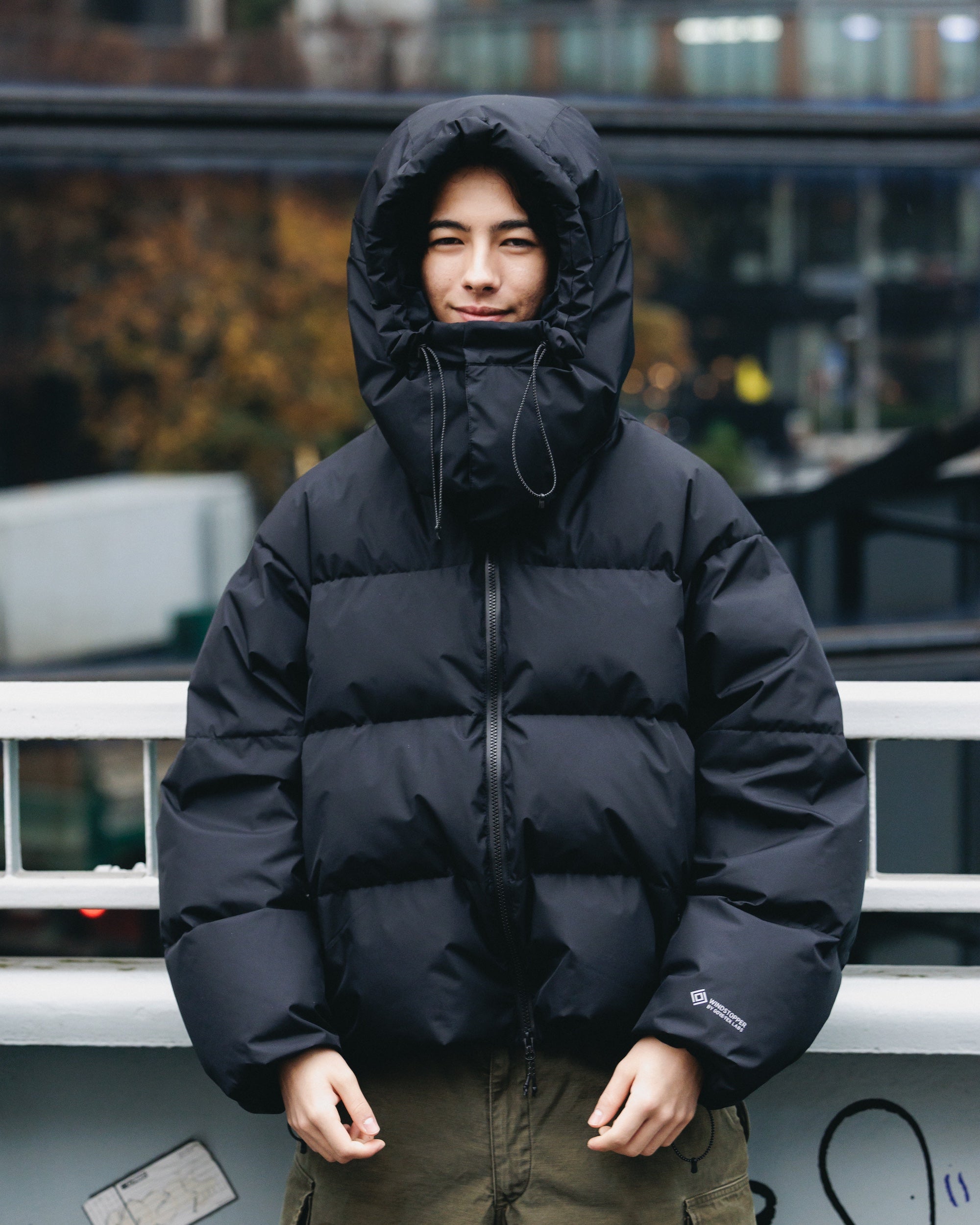【12.13 SAT 20:00- IN STOCK】+phenix WINDSTOPPER® by GORE-TEX LABS CITY DOWN JACKET (BLACK)