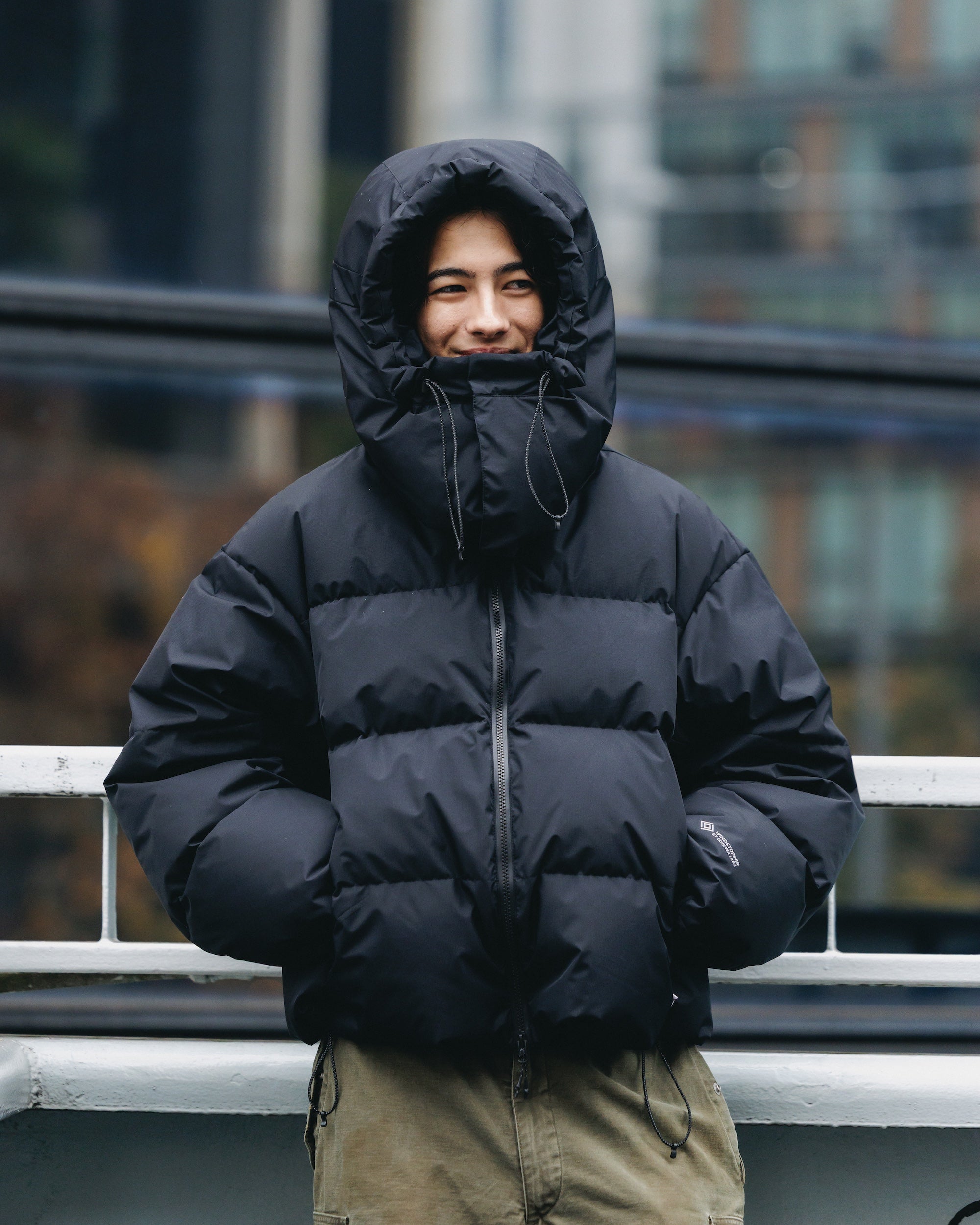 【12.13 SAT 20:00- IN STOCK】+phenix WINDSTOPPER® by GORE-TEX LABS CITY DOWN JACKET (BLACK)