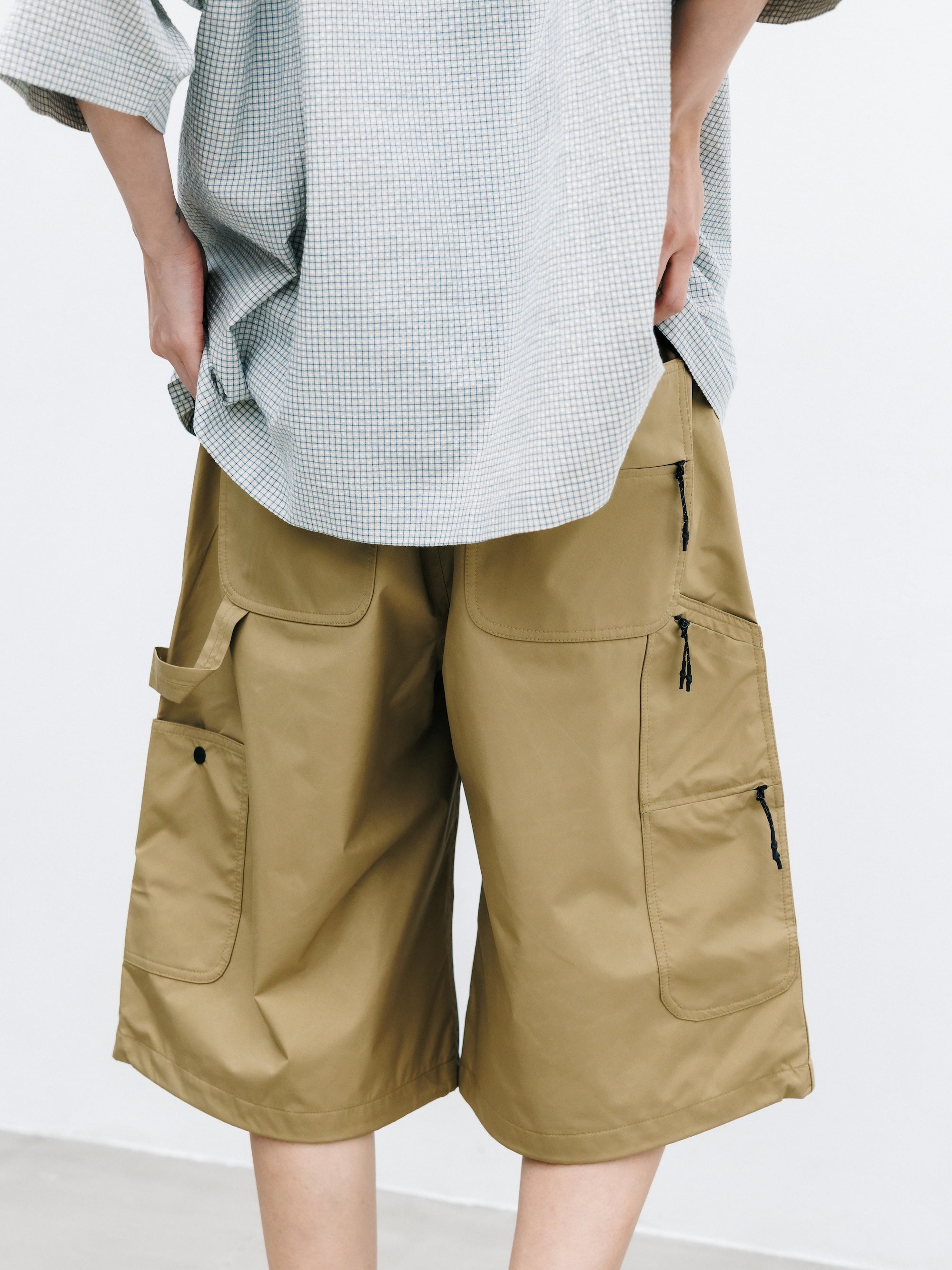 【7.22 WED 20:00- IN STOCK】+phenix WINDSTOPPER® by GORE-TEX LABS CITY DOUBLE KNEE WORKER HALF PANTS (CAMEL BEIGE)