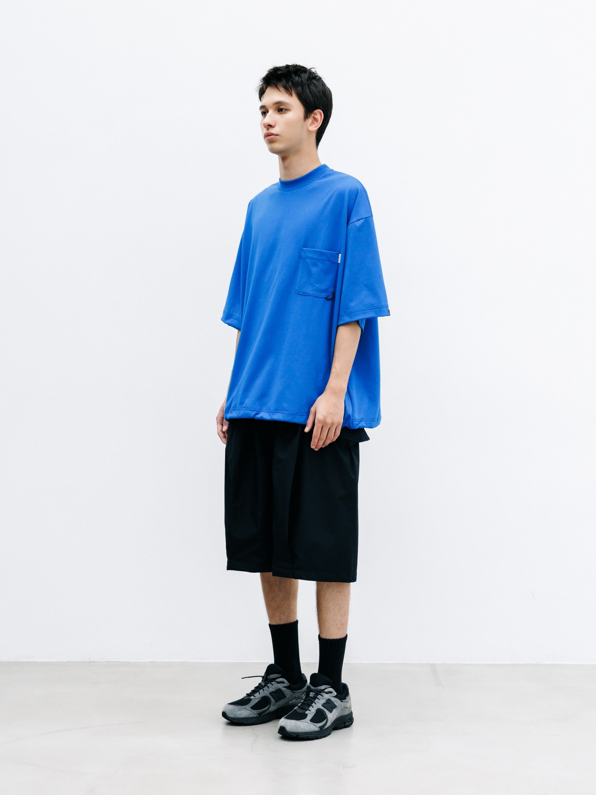 【8.12 WED 20:00- IN STOCK】+phenix WINDSTOPPER® by GORE-TEX LABS CITY FLAP WIDE BALLOON HALF PANTS (BLACK)