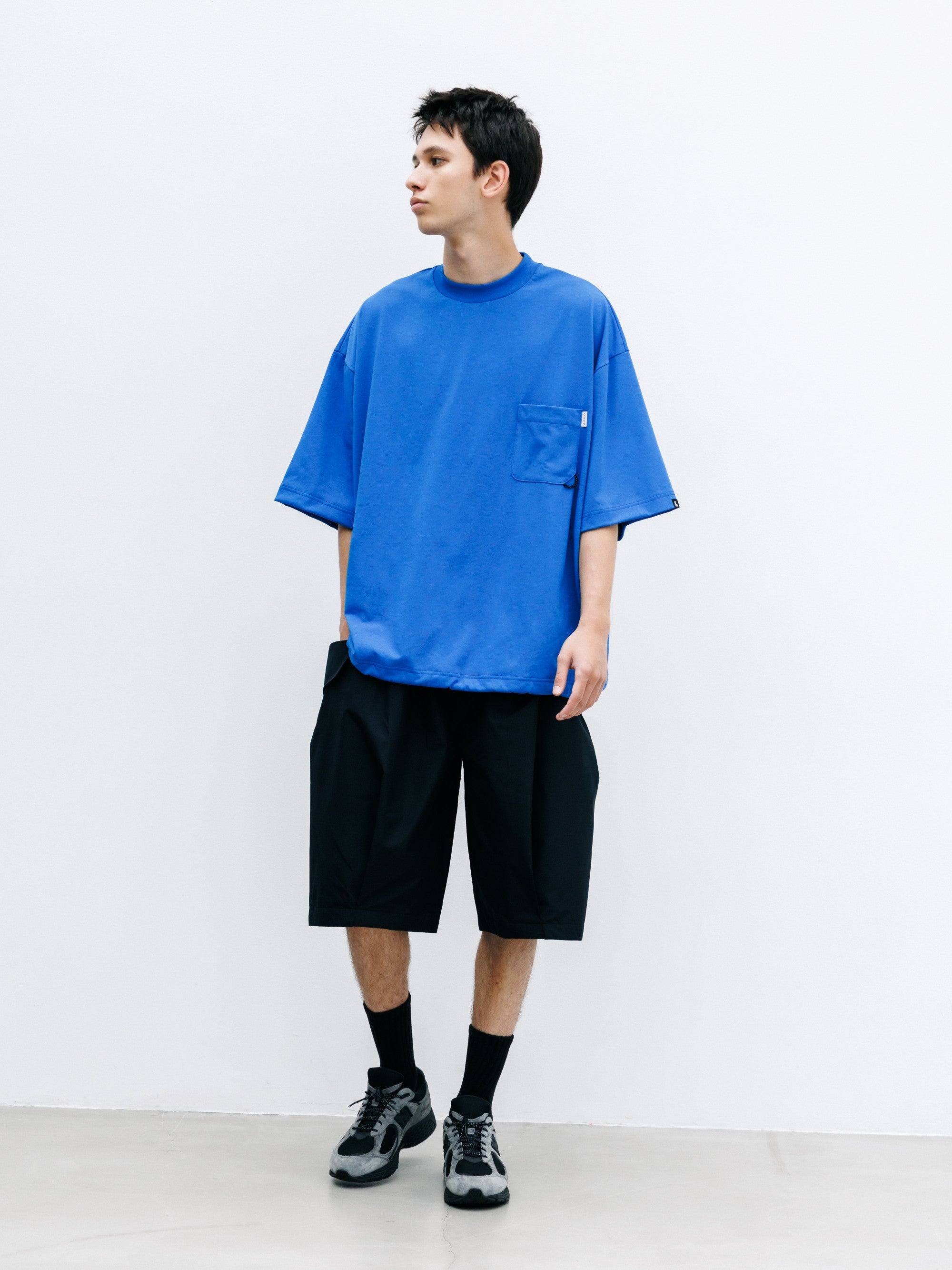 【8.12 WED 20:00- IN STOCK】+phenix WINDSTOPPER® by GORE-TEX LABS CITY FLAP WIDE BALLOON HALF PANTS (BLACK)