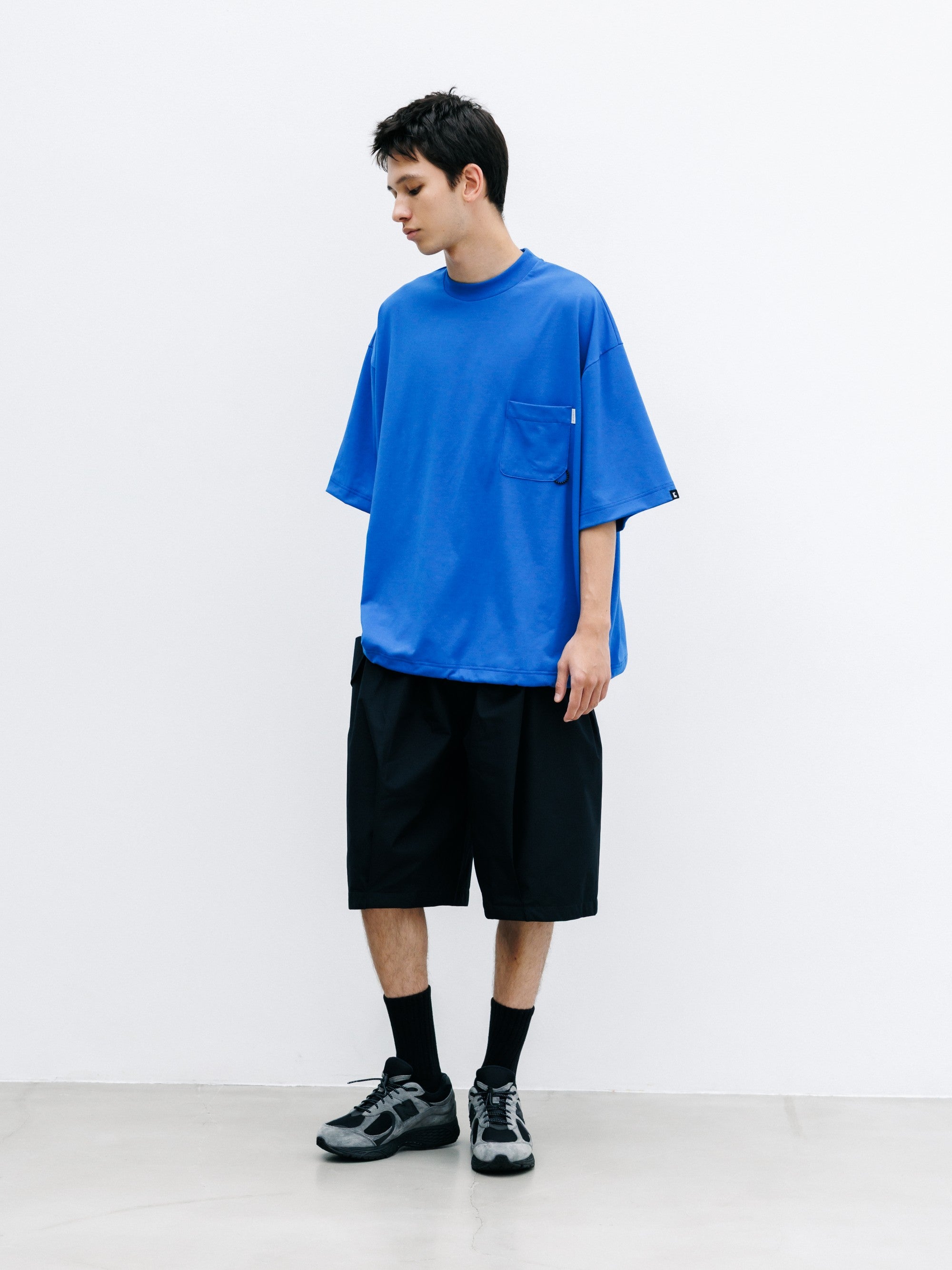 【8.12 WED 20:00- IN STOCK】+phenix WINDSTOPPER® by GORE-TEX LABS CITY FLAP WIDE BALLOON HALF PANTS (BLACK)