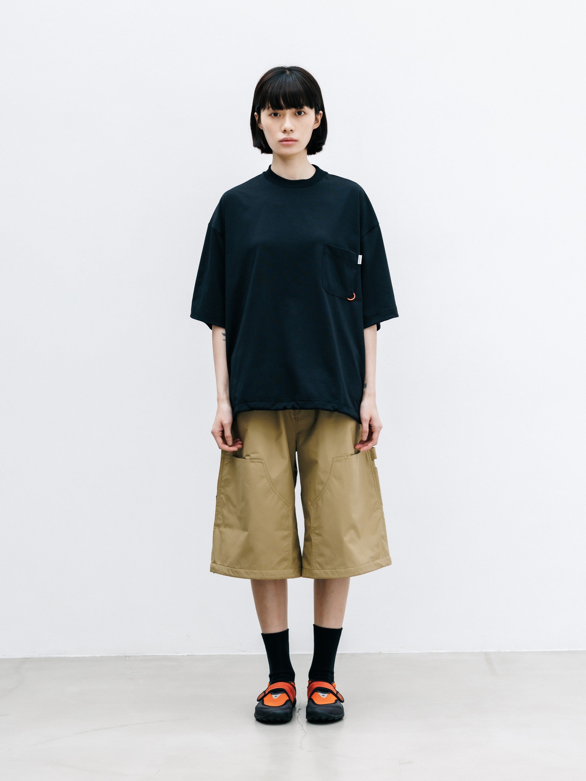7.22 WED 20:00- IN STOCK】TECH POCKET S/S T-SHIRT (BLACK)