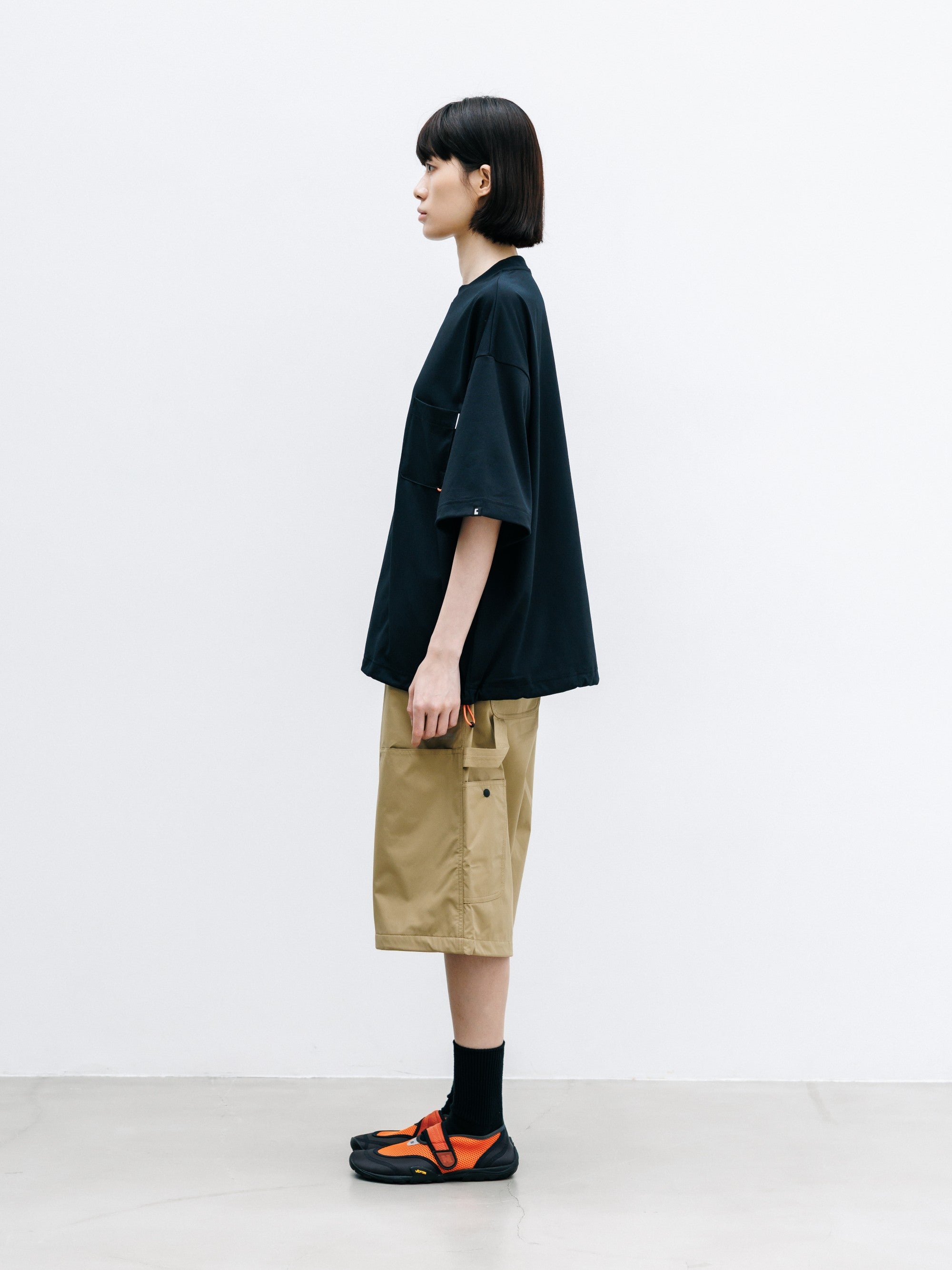 【7.22 WED 20:00- IN STOCK】TECH POCKET S/S T-SHIRT (BLACK)