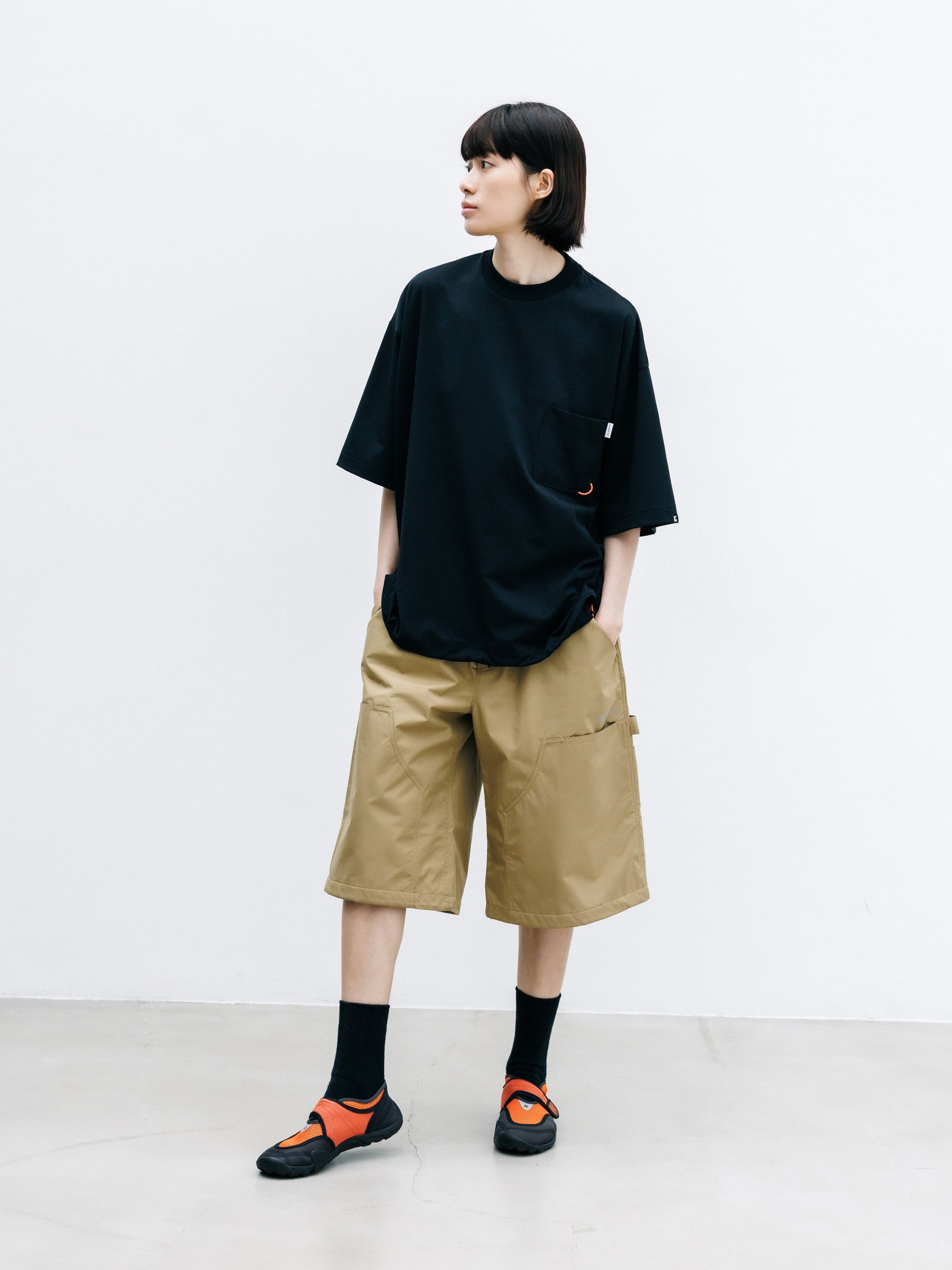 【7.22 WED 20:00- IN STOCK】TECH POCKET S/S T-SHIRT (BLACK)