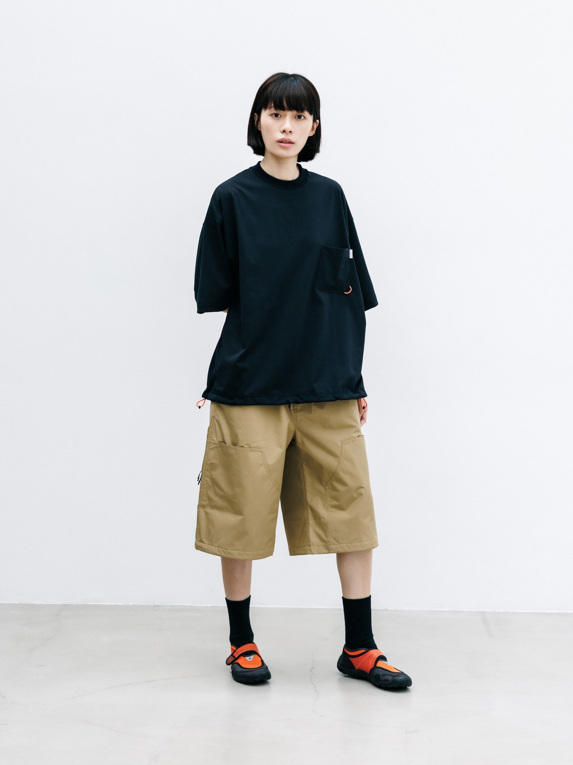 【7.22 WED 20:00- IN STOCK】TECH POCKET S/S T-SHIRT (BLACK)