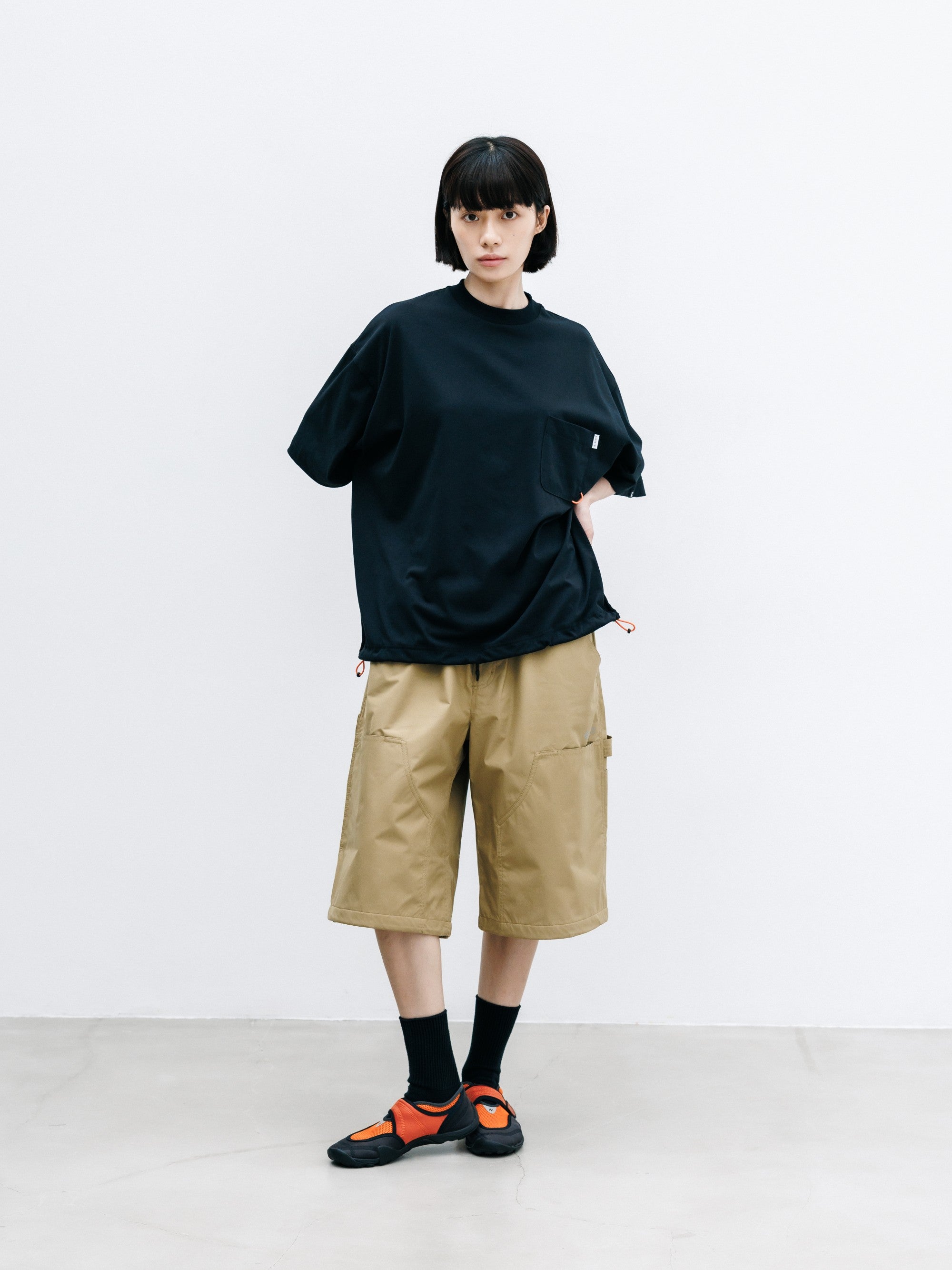 【7.22 WED 20:00- IN STOCK】TECH POCKET S/S T-SHIRT (BLACK)