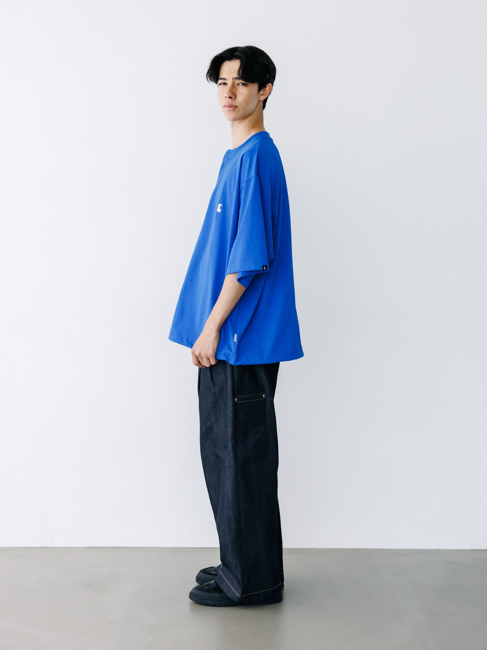 【8.19 WED 20:00- IN STOCK】RAW DENIM CITY WIDE STRAIGHT PANTS (RIGID INDIGO)