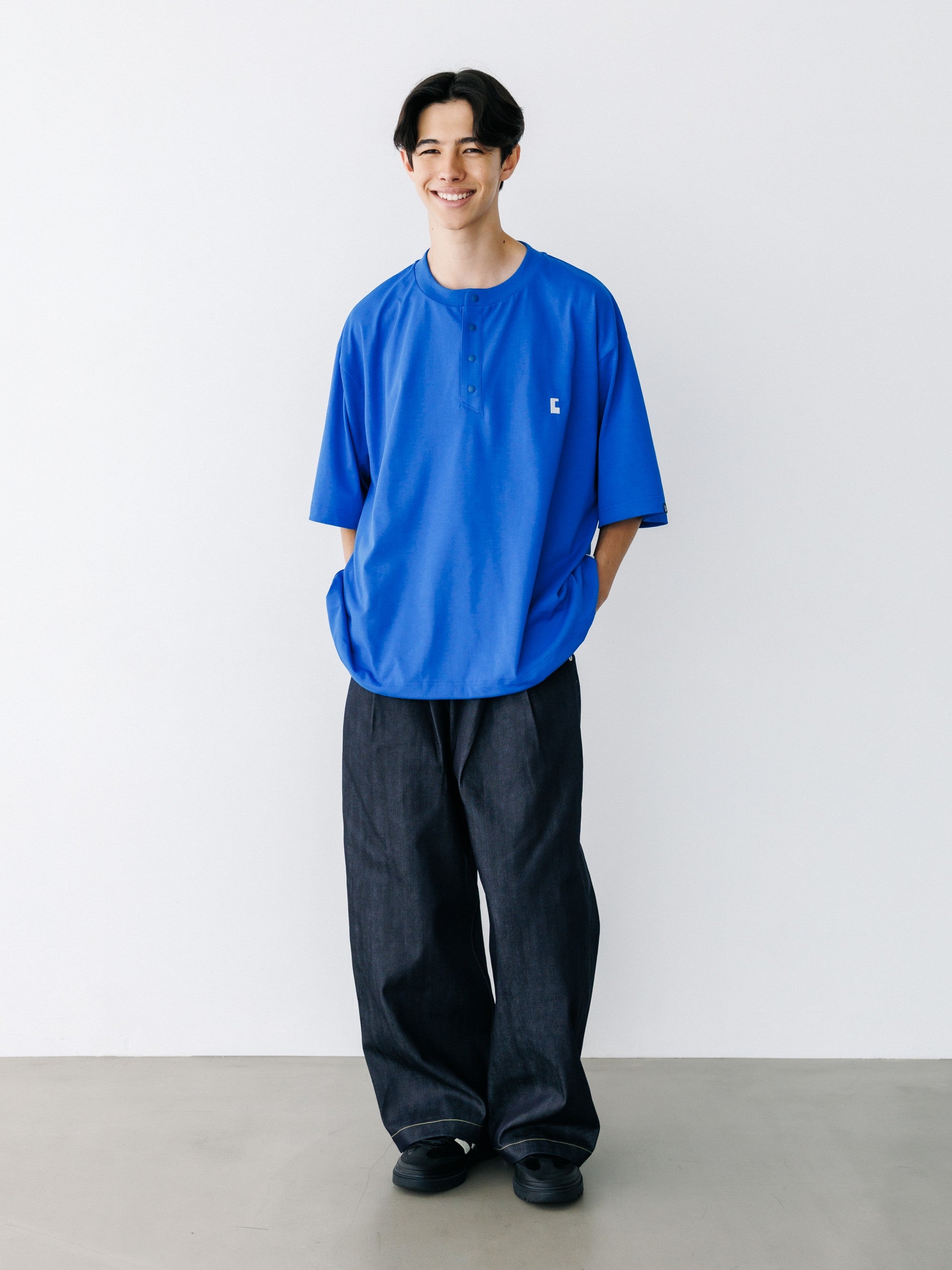 【8.19 WED 20:00- IN STOCK】RAW DENIM CITY WIDE STRAIGHT PANTS (RIGID INDIGO)