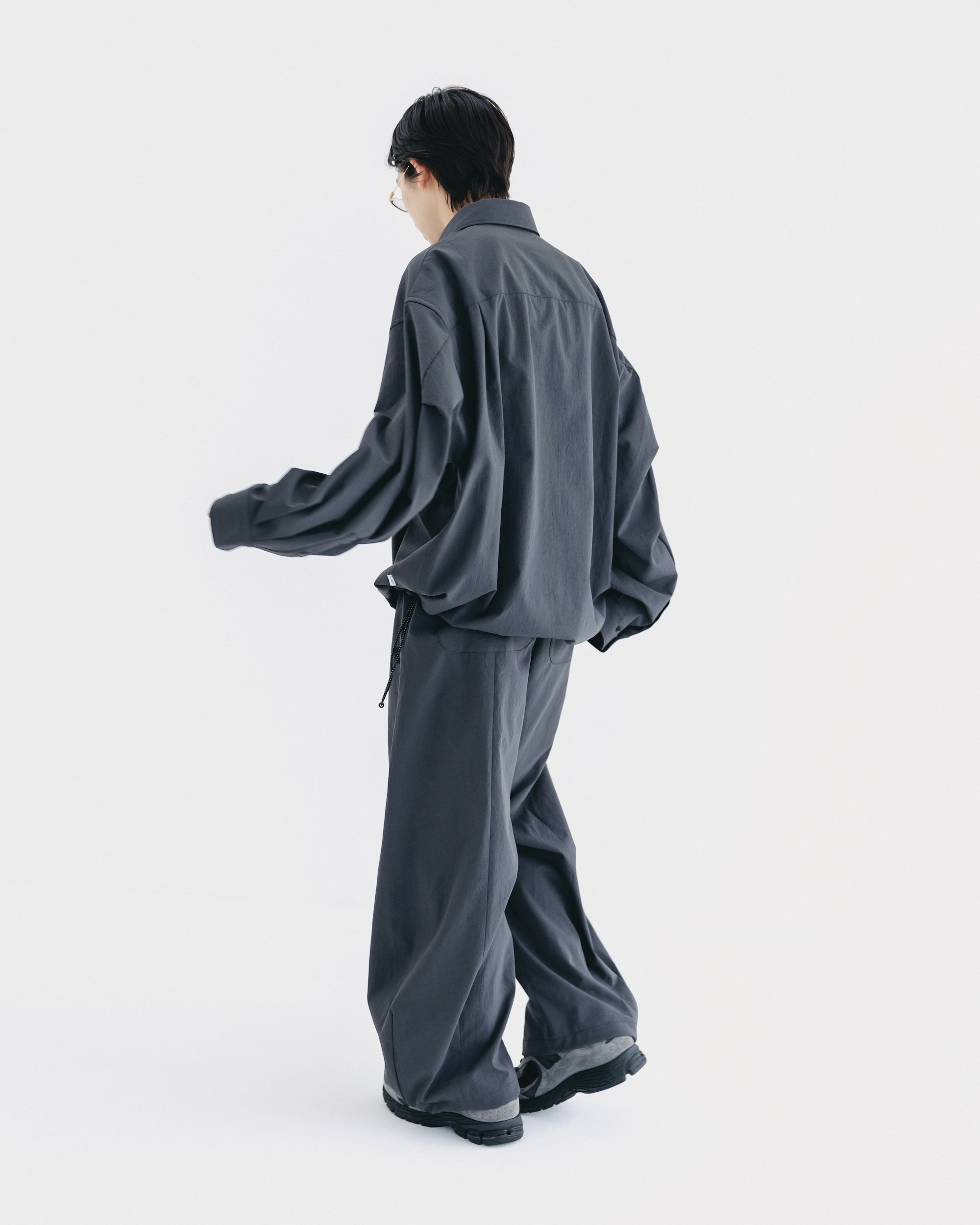 【9.20 SAT 20:00- IN STOCK】CITY UNIFORM L/S PULLOVER SHIRT (GRAY)