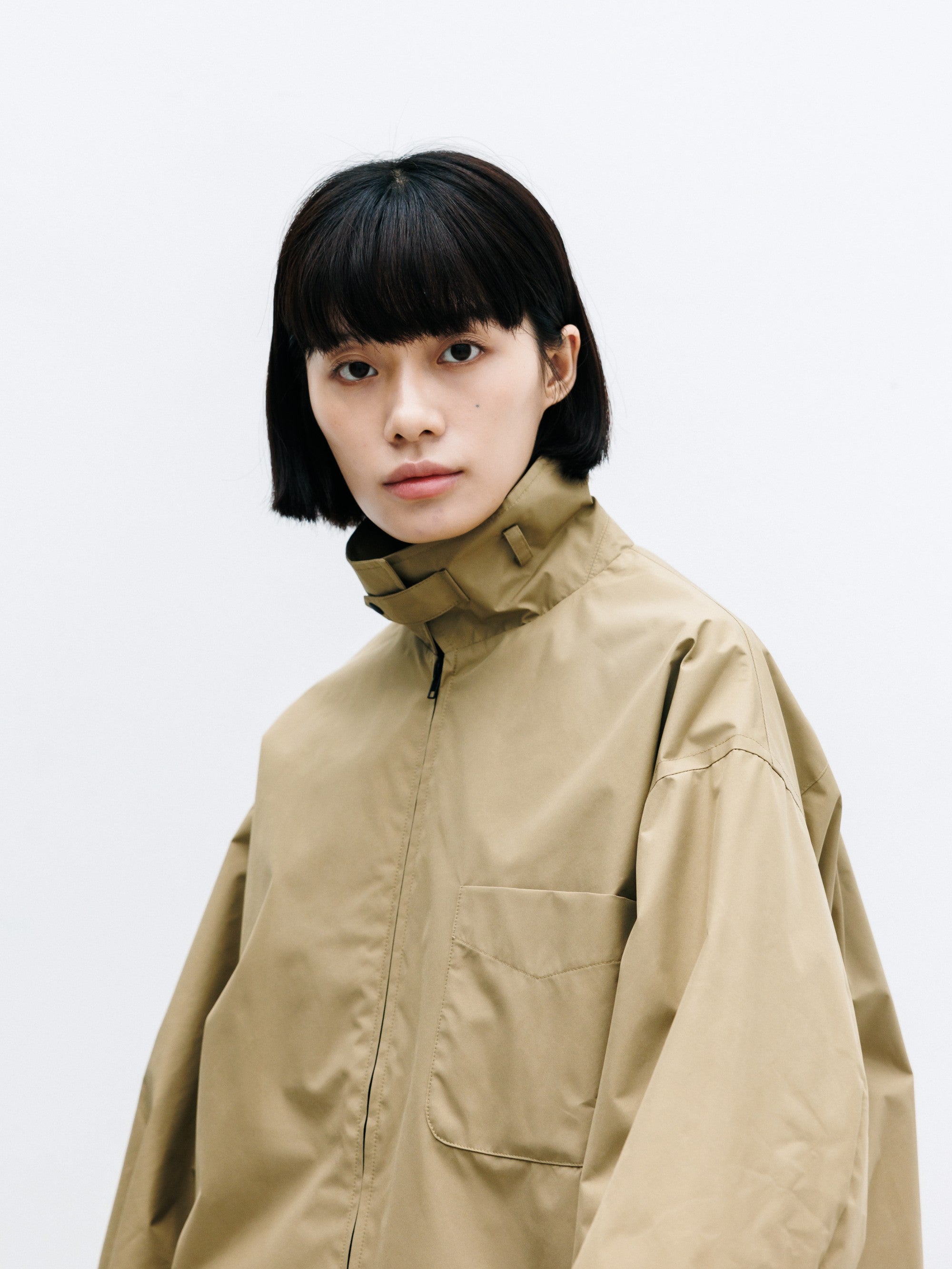 【8.8 SAT 20:00- IN STOCK】+phenix WINDSTOPPER® by GORE-TEX LABS CITY UNIFORM ZIPUP L/S SHIRT (CAMEL BEIGE)