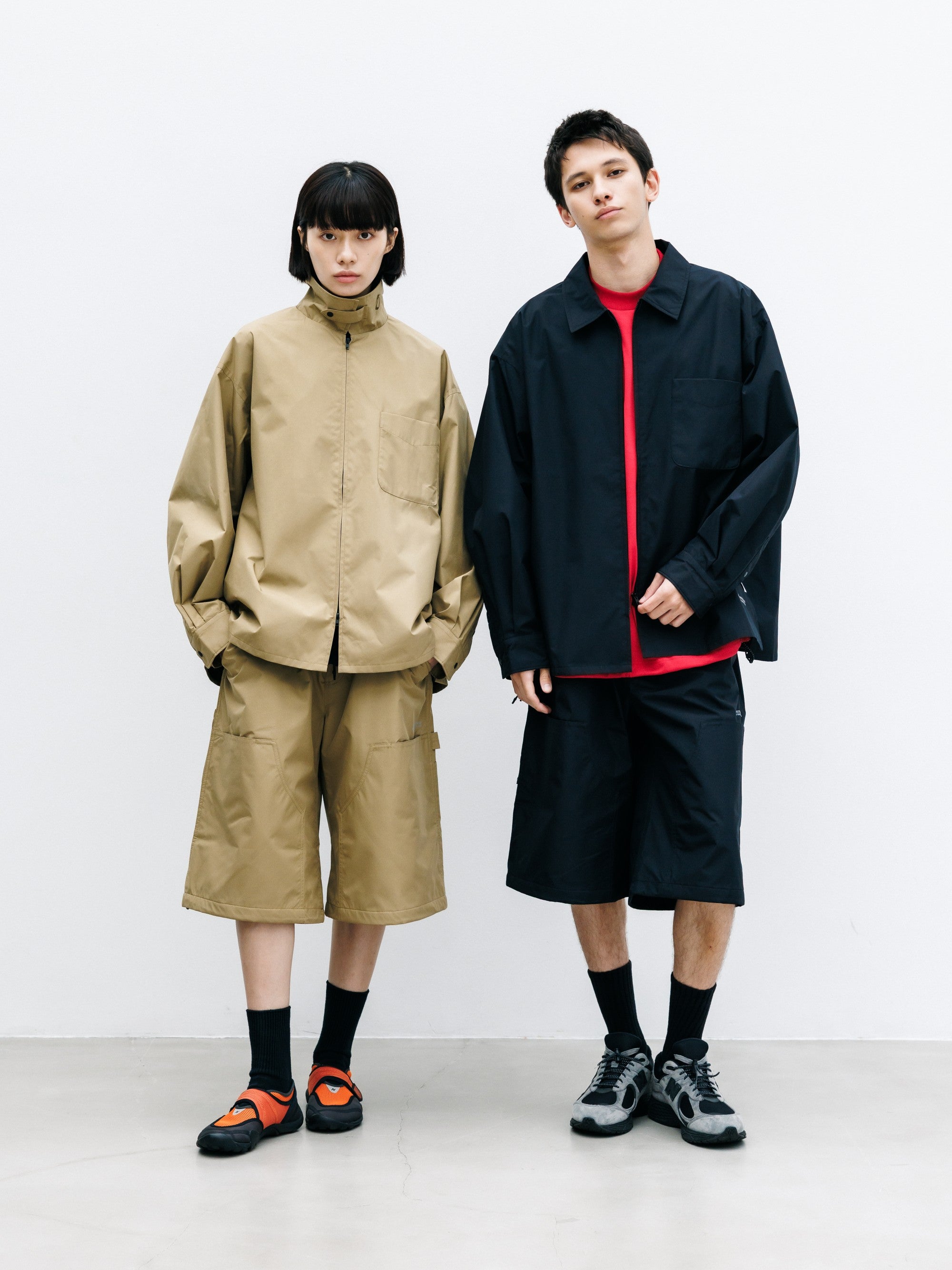 【8.8 SAT 20:00- IN STOCK】+phenix WINDSTOPPER® by GORE-TEX LABS CITY UNIFORM ZIPUP L/S SHIRT (BLACK)