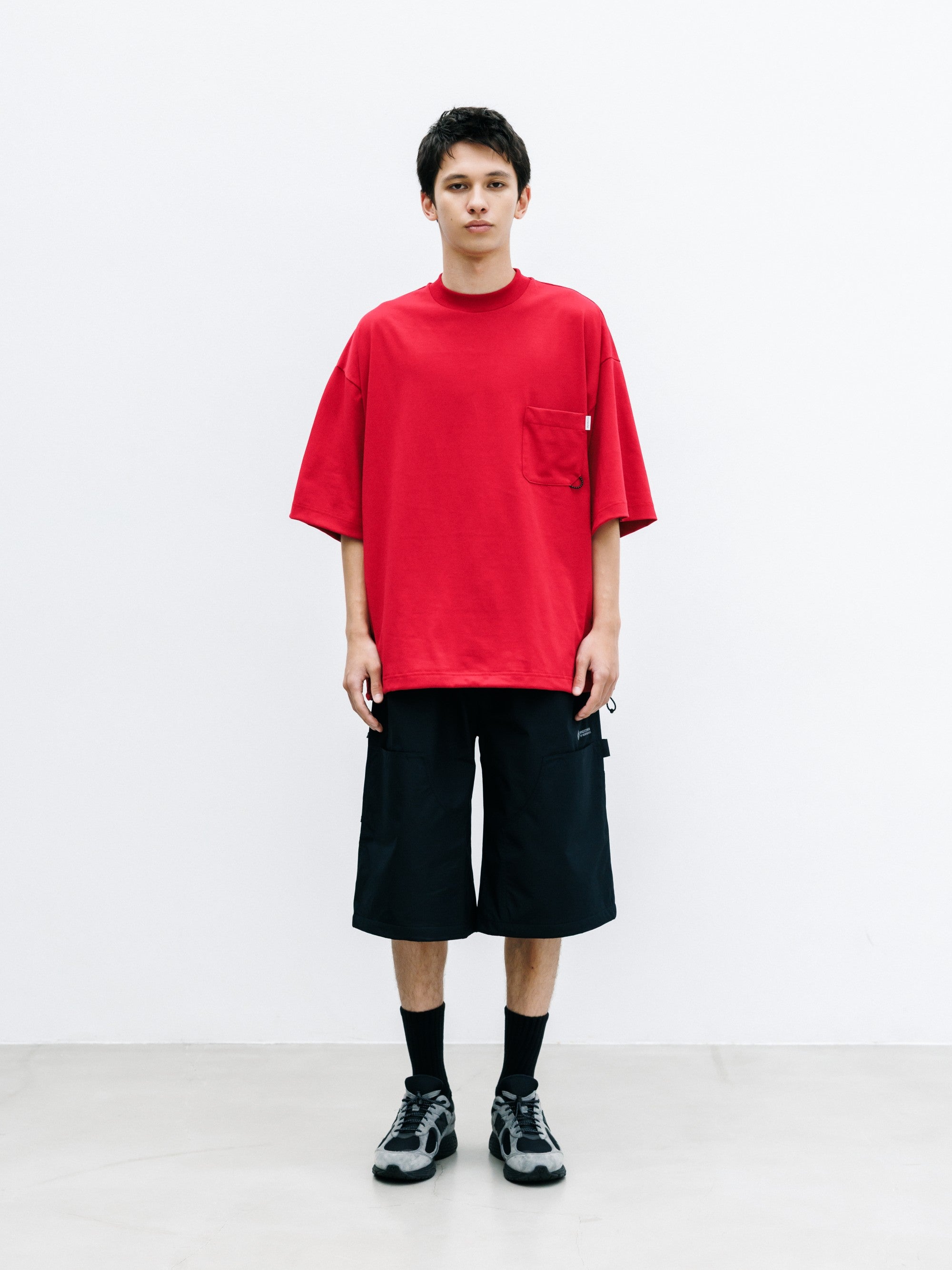 【7.22 WED 20:00- IN STOCK】TECH POCKET S/S T-SHIRT (RED)