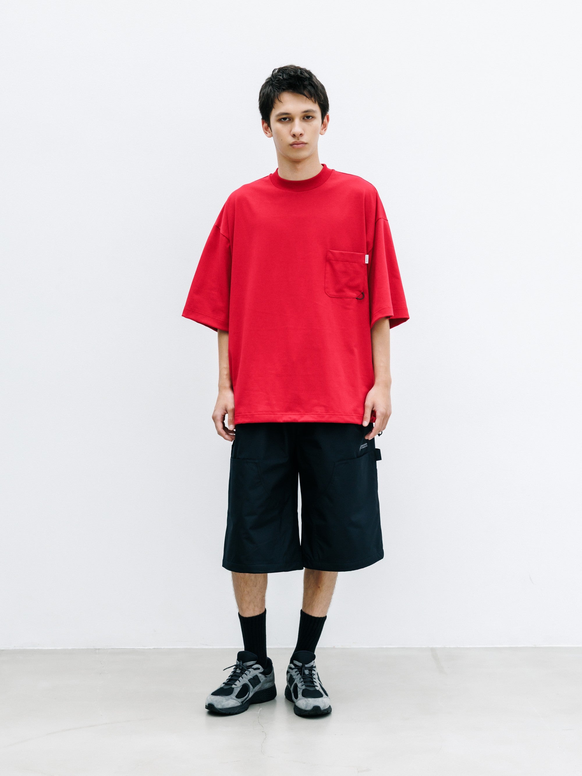 【7.22 WED 20:00- IN STOCK】TECH POCKET S/S T-SHIRT (RED)