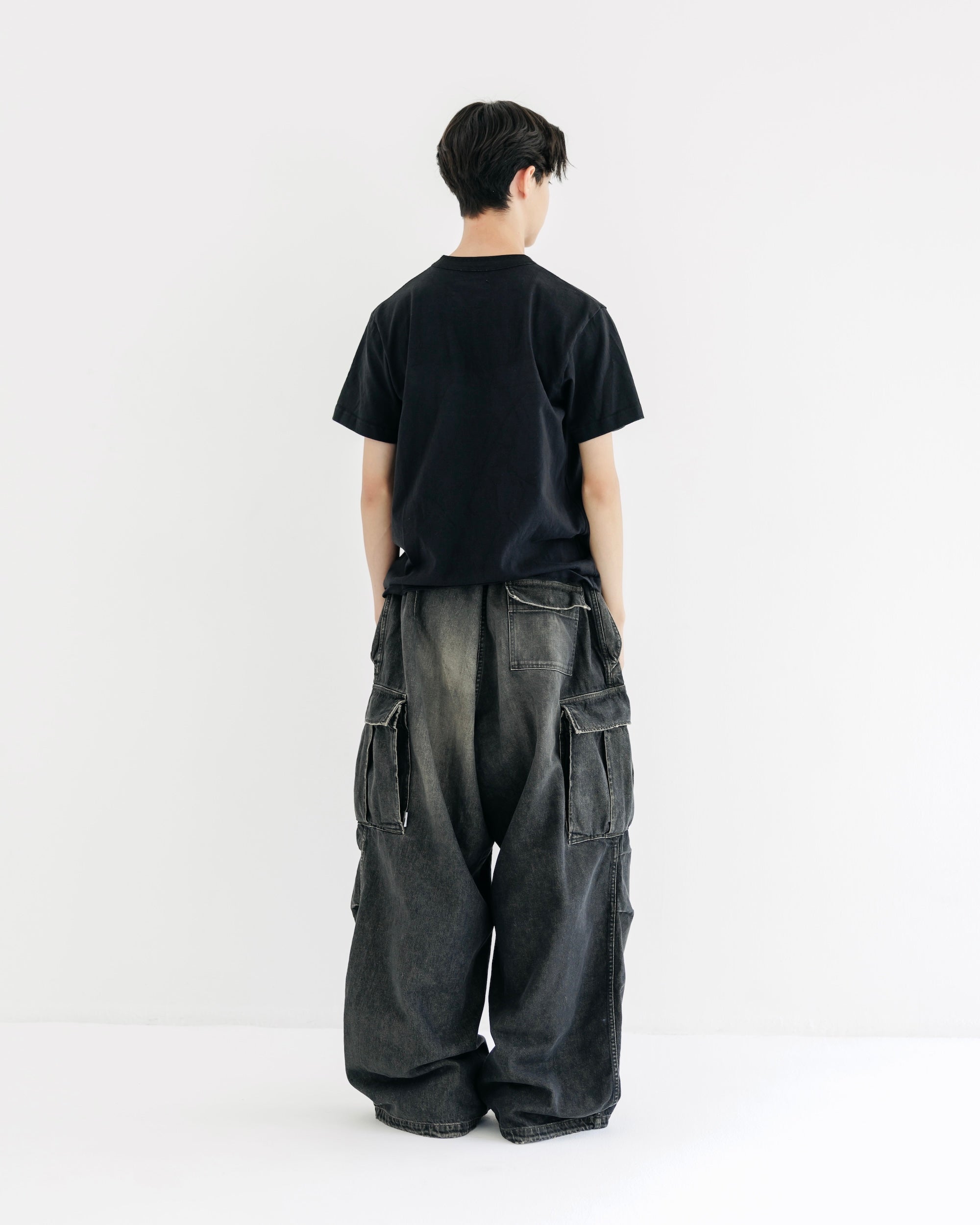 【9.13 SAT 20:00- IN STOCK】VINTAGE DYED SELVEDGE DENIM M-51 ARCTIC TROUSERS (VINTAGE BLACK)