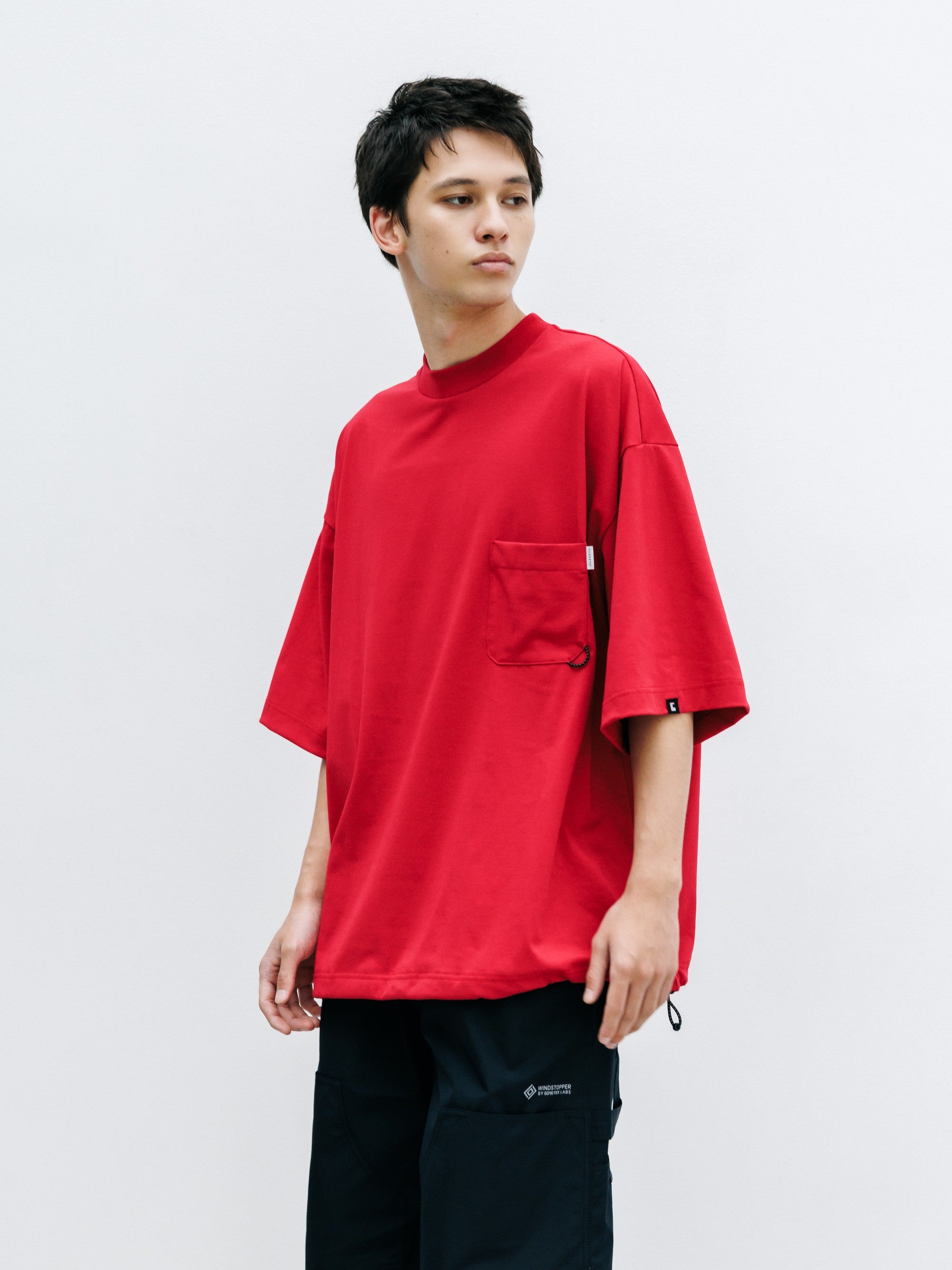 【7.22 WED 20:00- IN STOCK】TECH POCKET S/S T-SHIRT (RED)