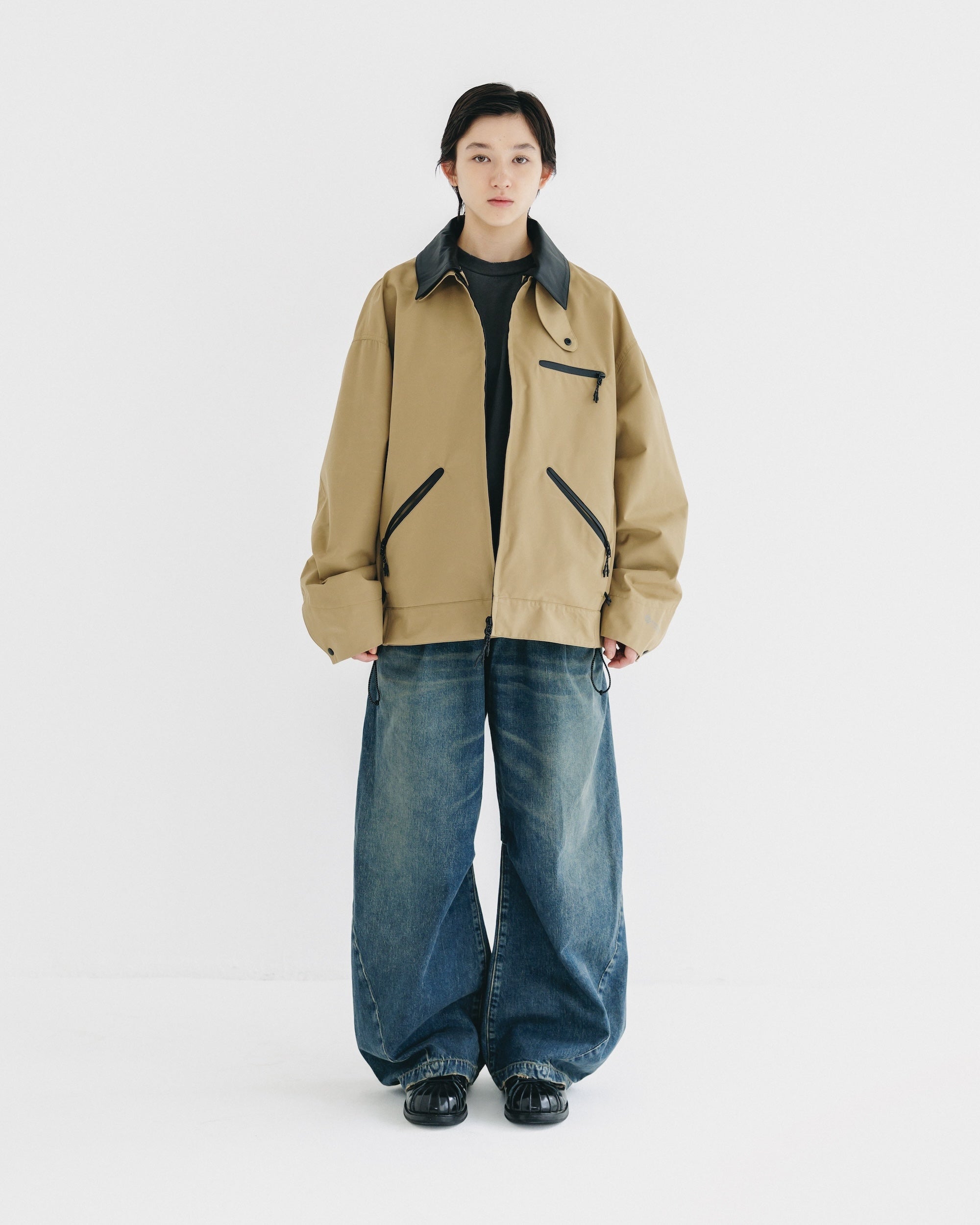 【9.24 WED 20:00- IN STOCK】+phenix WINDSTOPPER® by GORE-TEX LABS TWILL CITY WORKER JACKET (CARAMEL BEIGE)