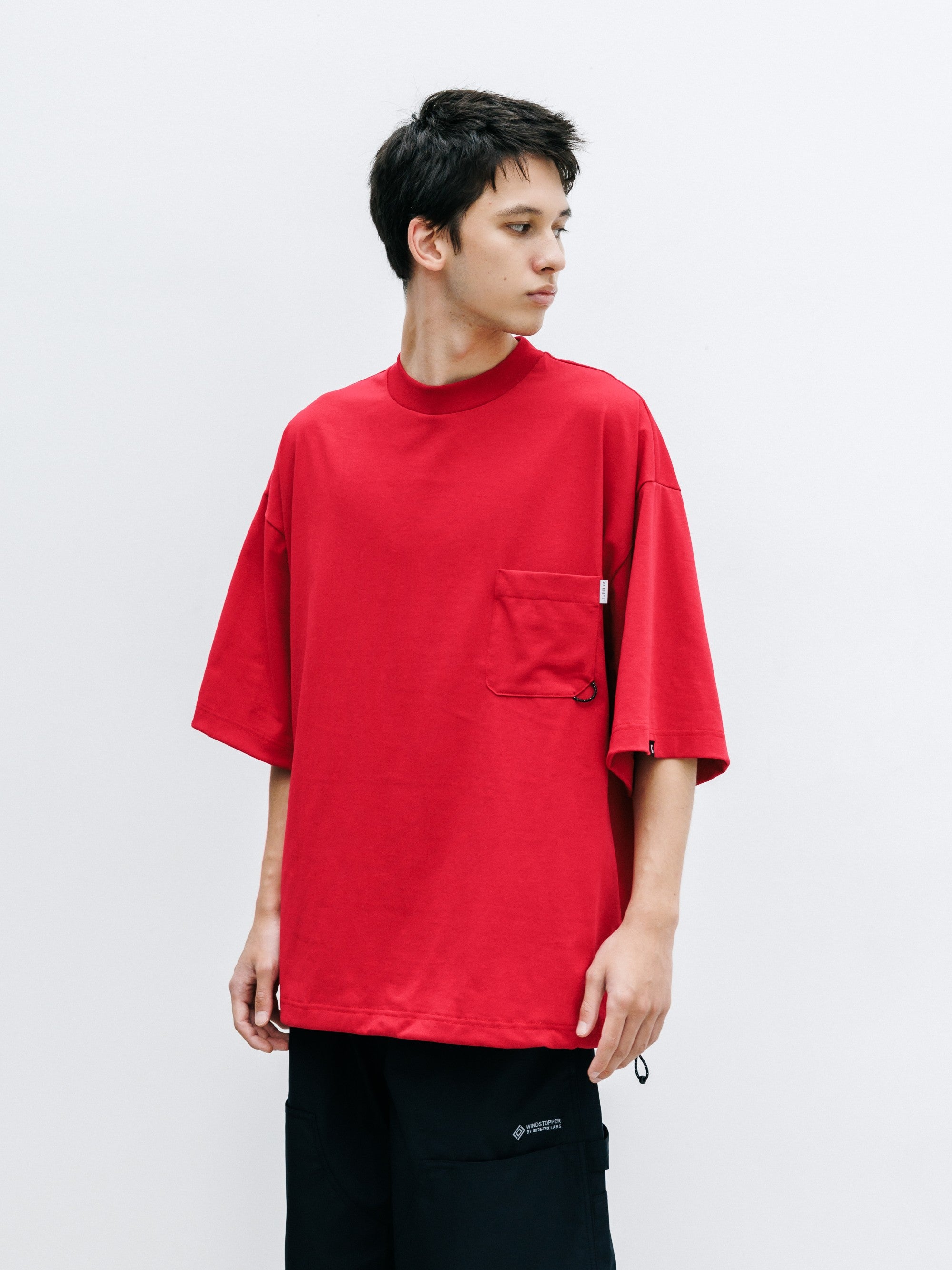 【7.22 WED 20:00- IN STOCK】TECH POCKET S/S T-SHIRT (RED)