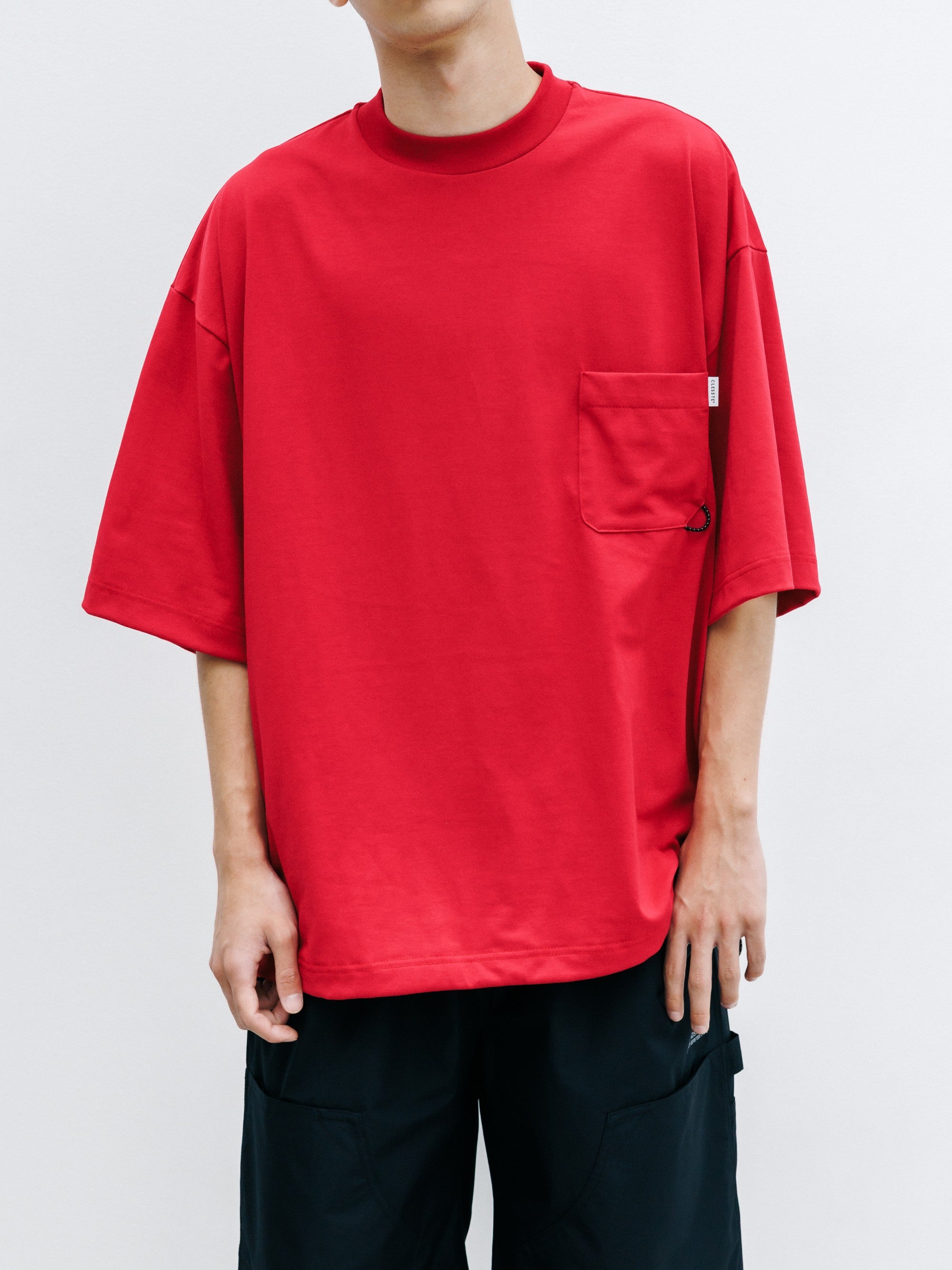 【7.22 WED 20:00- IN STOCK】TECH POCKET S/S T-SHIRT (RED)