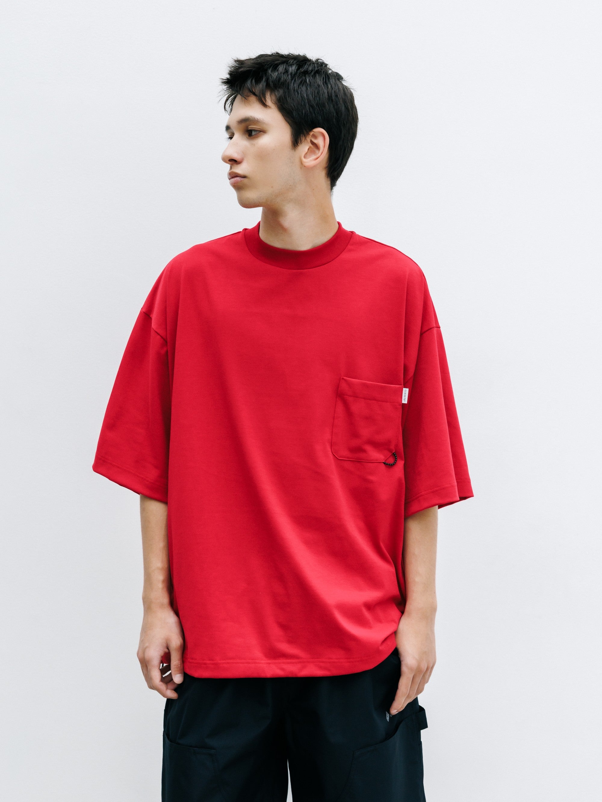 【7.22 WED 20:00- IN STOCK】TECH POCKET S/S T-SHIRT (RED)