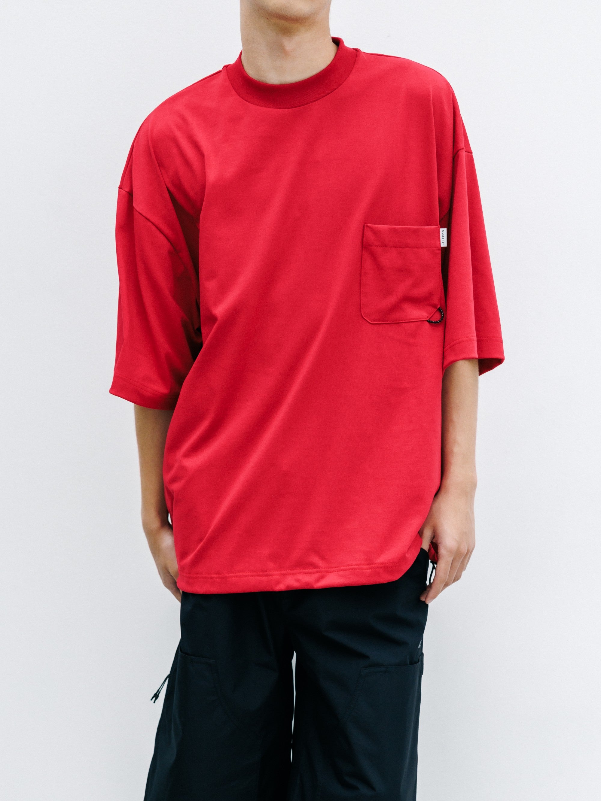 【7.22 WED 20:00- IN STOCK】TECH POCKET S/S T-SHIRT (RED)