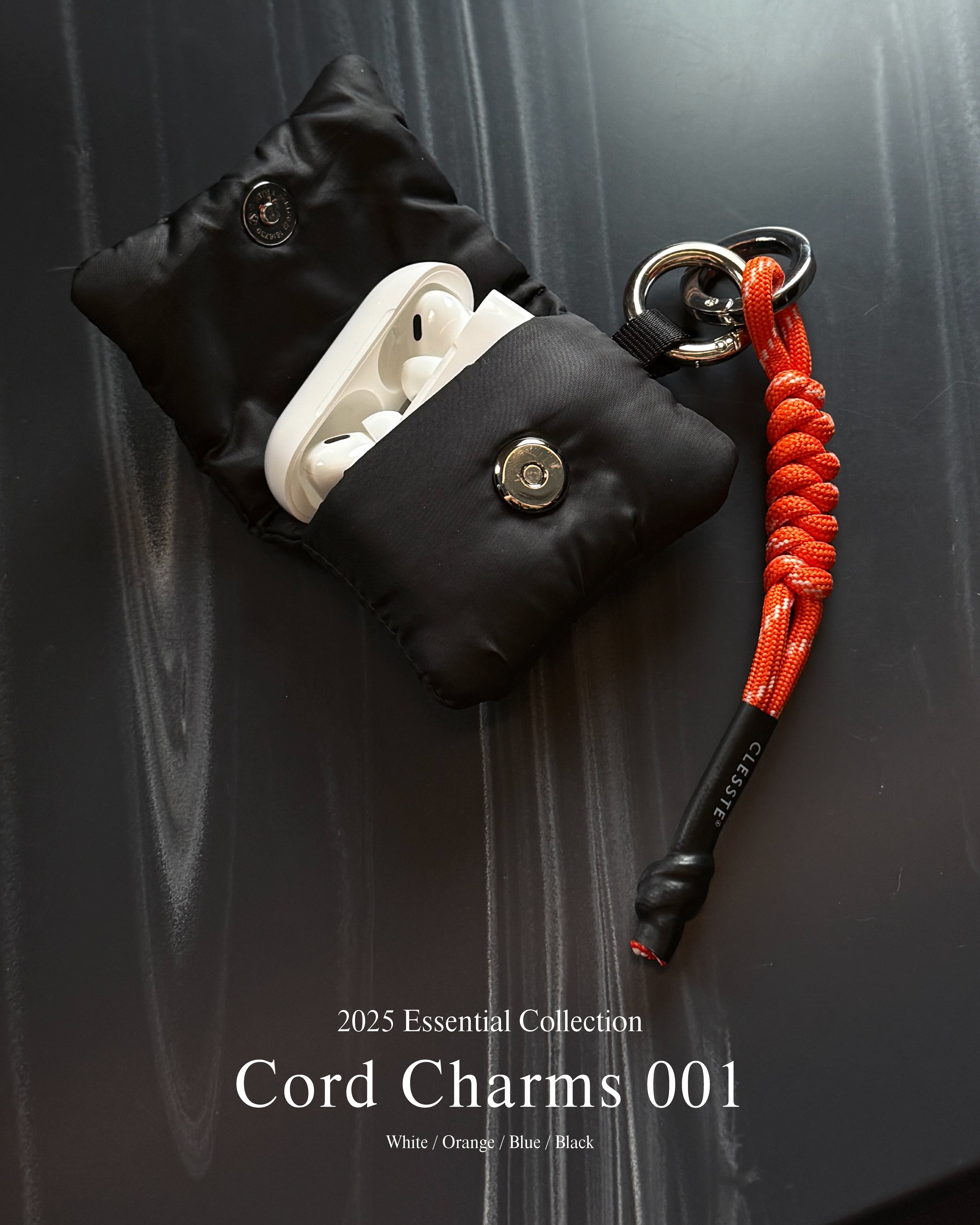 CLESSTE クレスト CORD CHARMS CORD CHARMS 001 (BLACK)