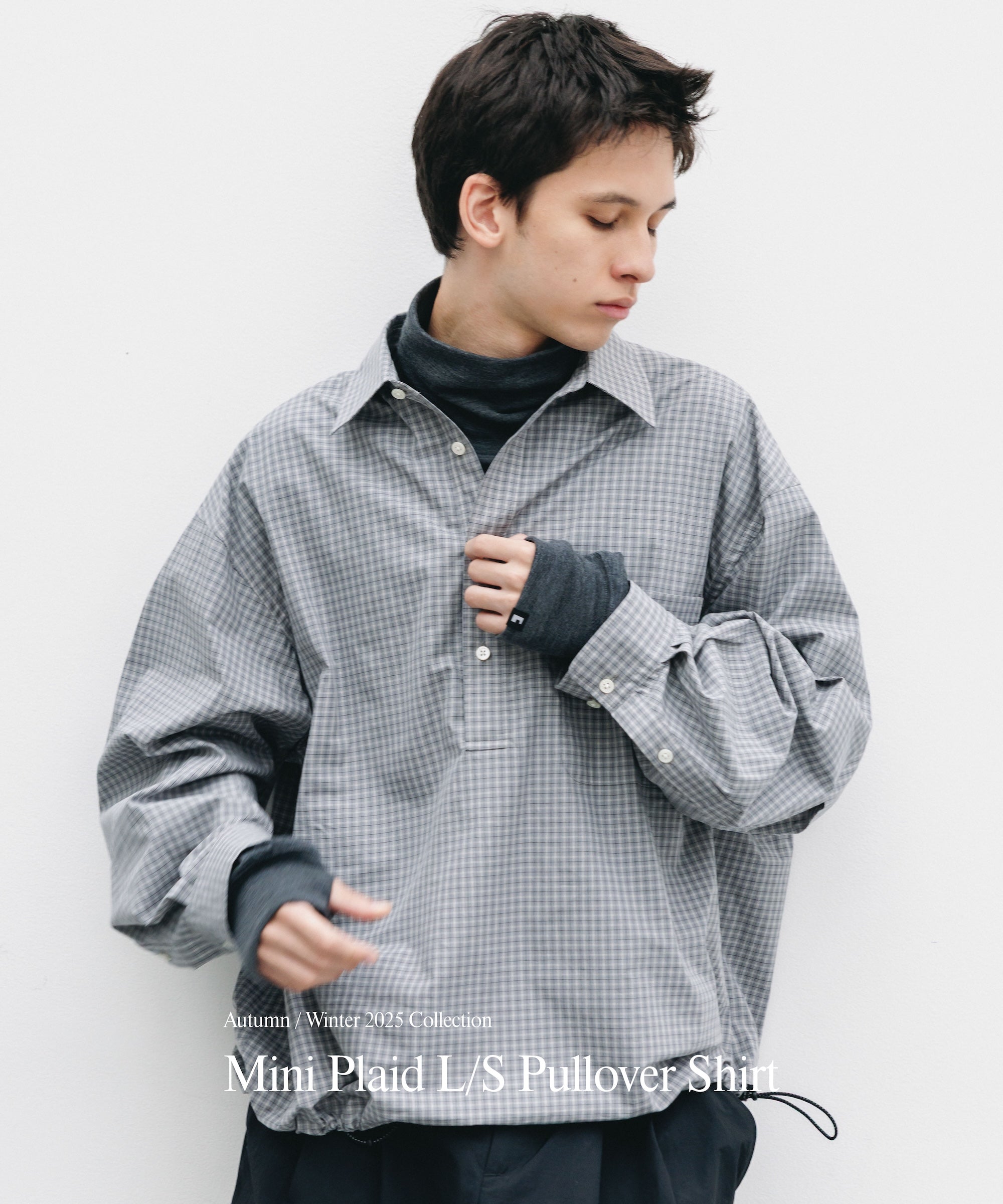 CLESSTE ポロシャツ STRIPED S/S POLO WITH DRAWSTRINGS (BLACK×WHITE)