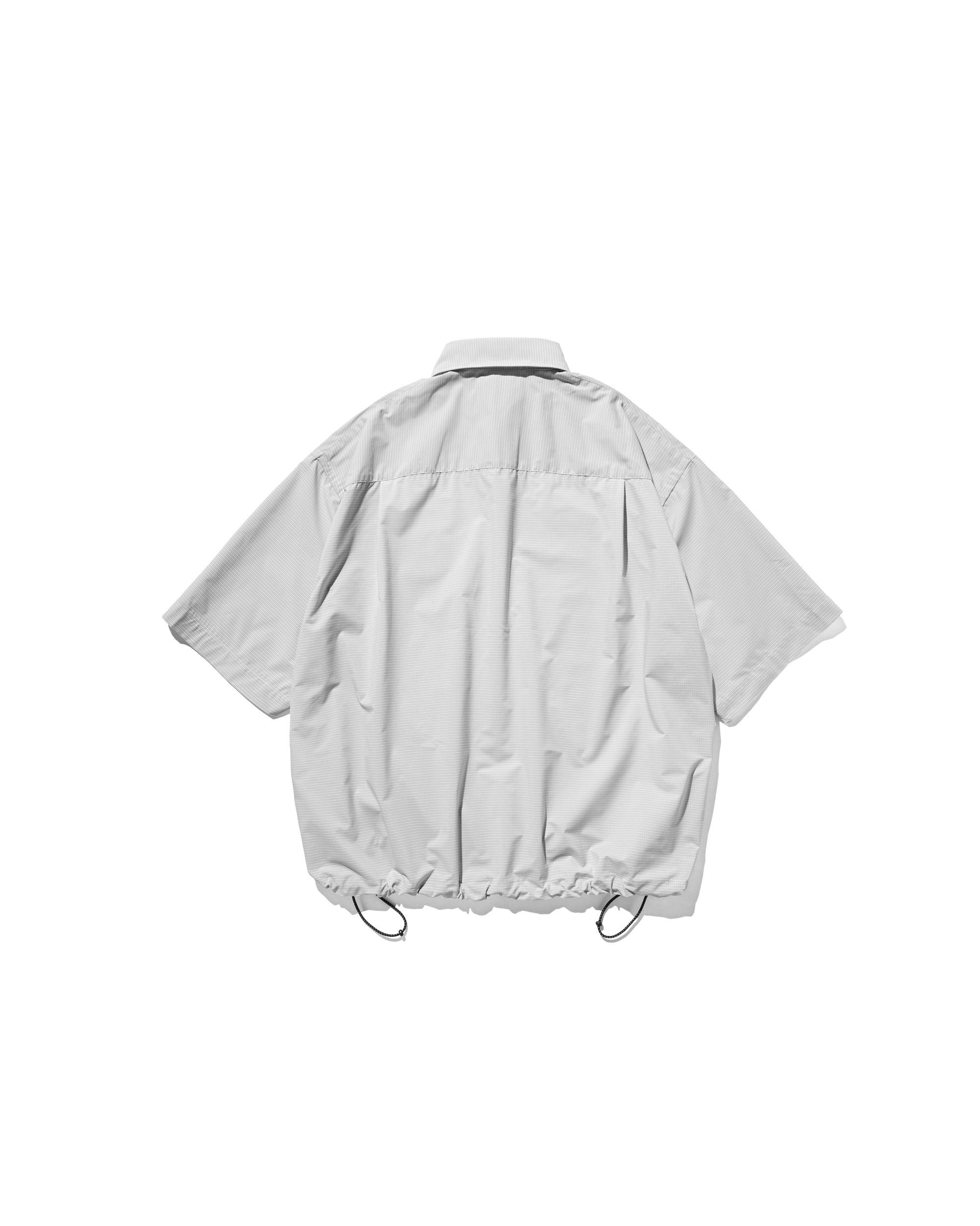 【4.25 SAT 20:00- IN STOCK】MINI PLAID S/S PULLOVER SHIRT (WHITE)