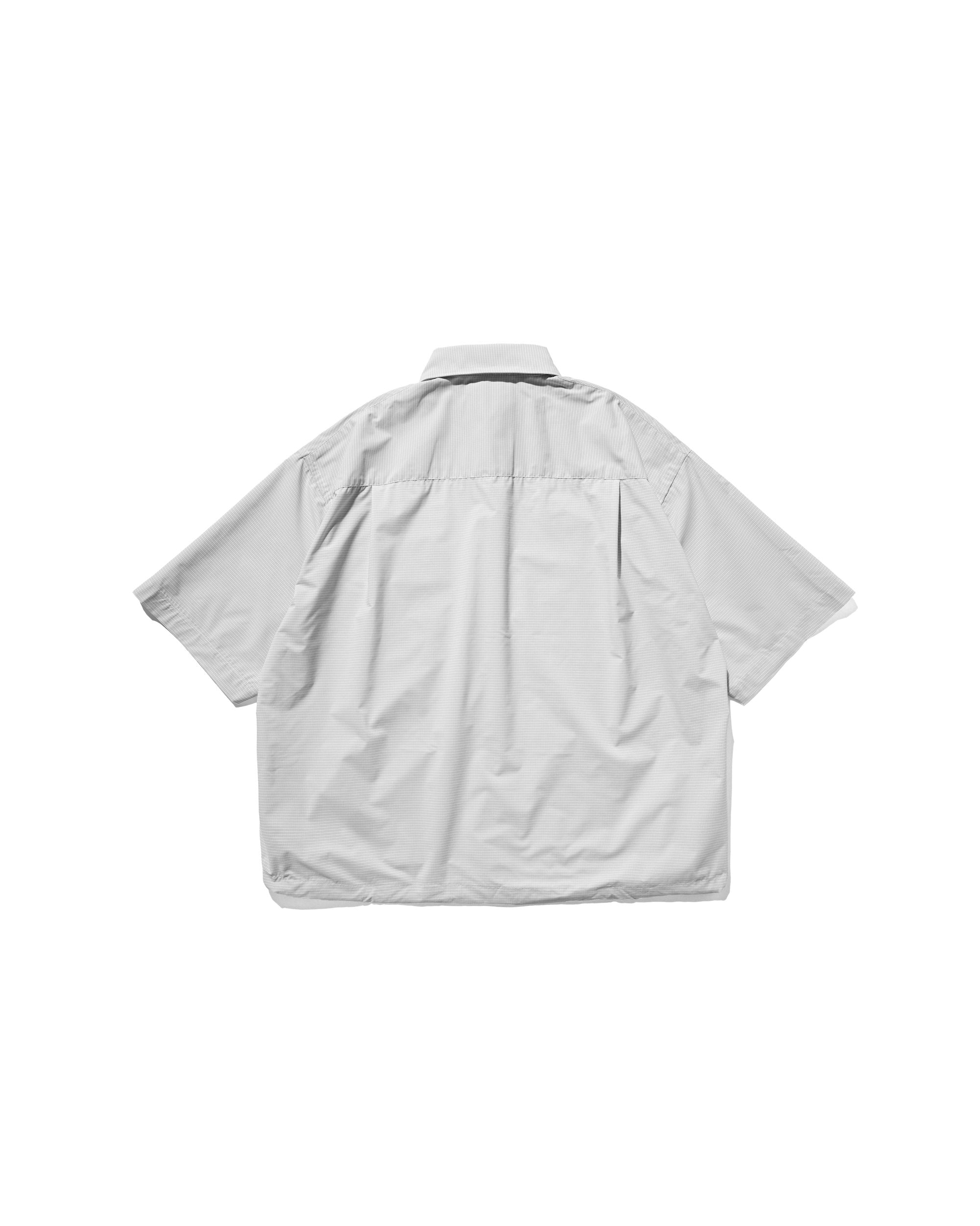 【4.25 SAT 20:00- IN STOCK】MINI PLAID S/S PULLOVER SHIRT (WHITE)