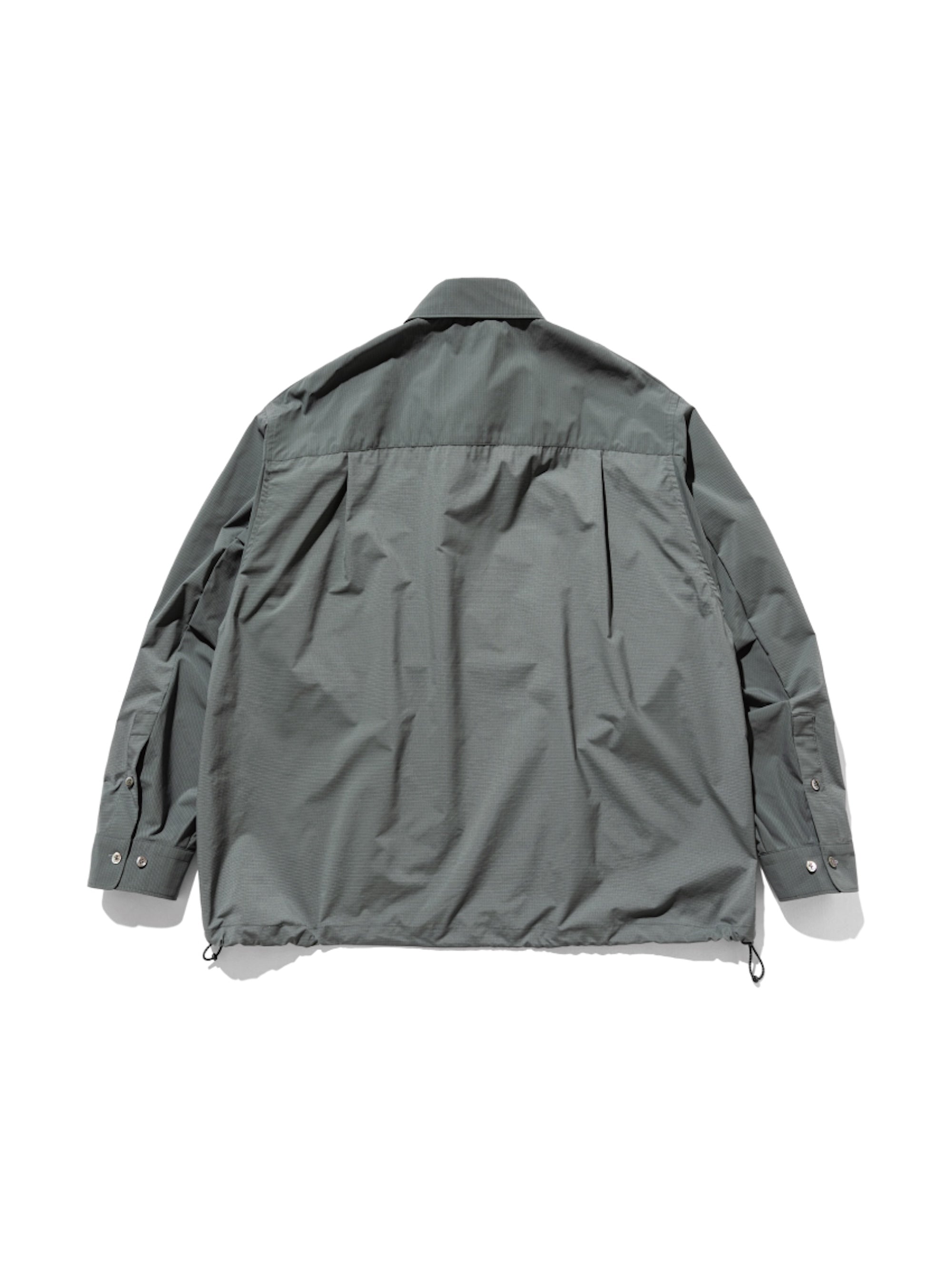 【5.6 TUE 20:00- IN STOCK】MINI PLAID L/S PULLOVER SHIRT (BLUE GRAY)
