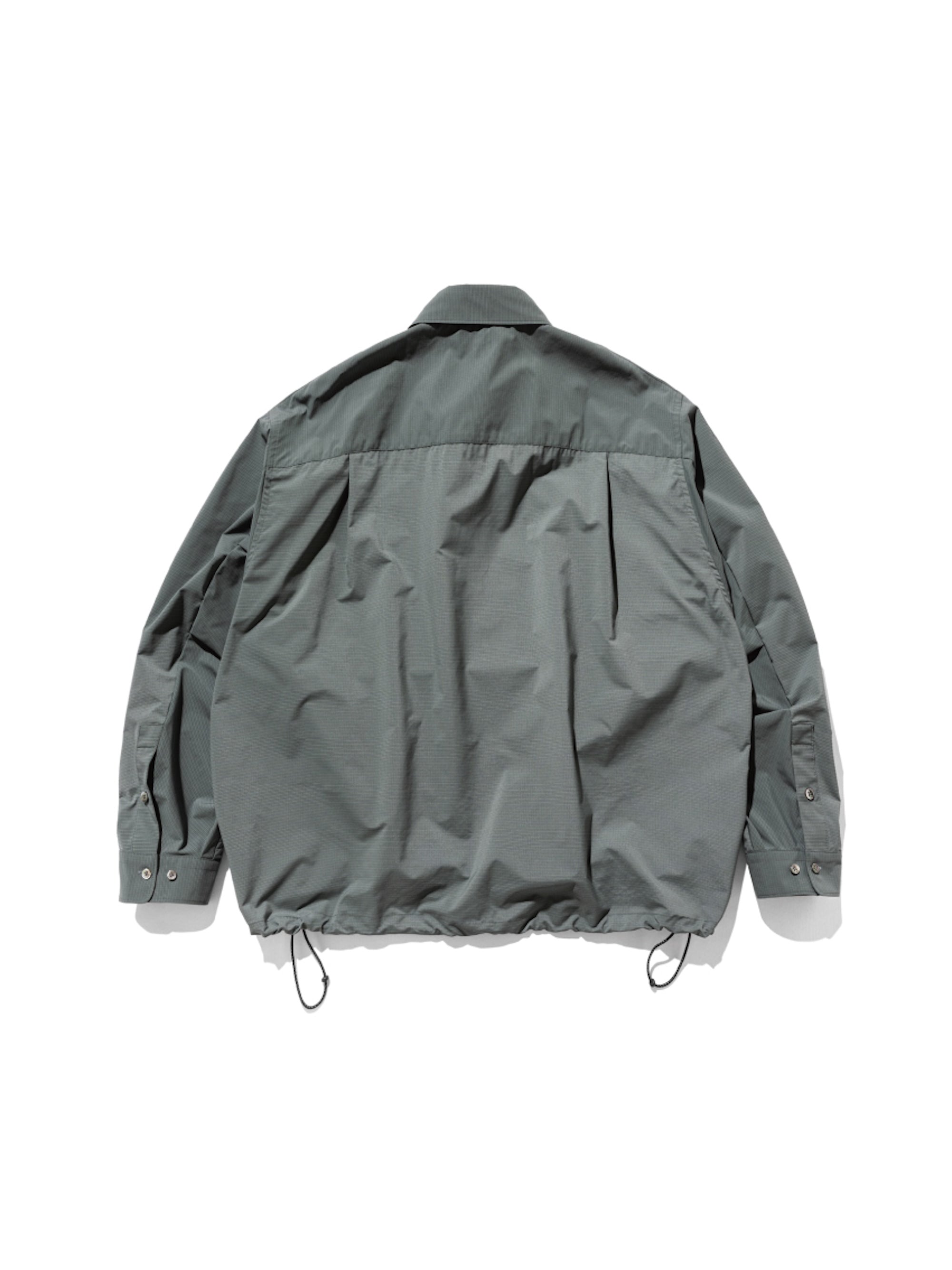 【5.6 TUE 20:00- IN STOCK】MINI PLAID L/S PULLOVER SHIRT (BLUE GRAY)