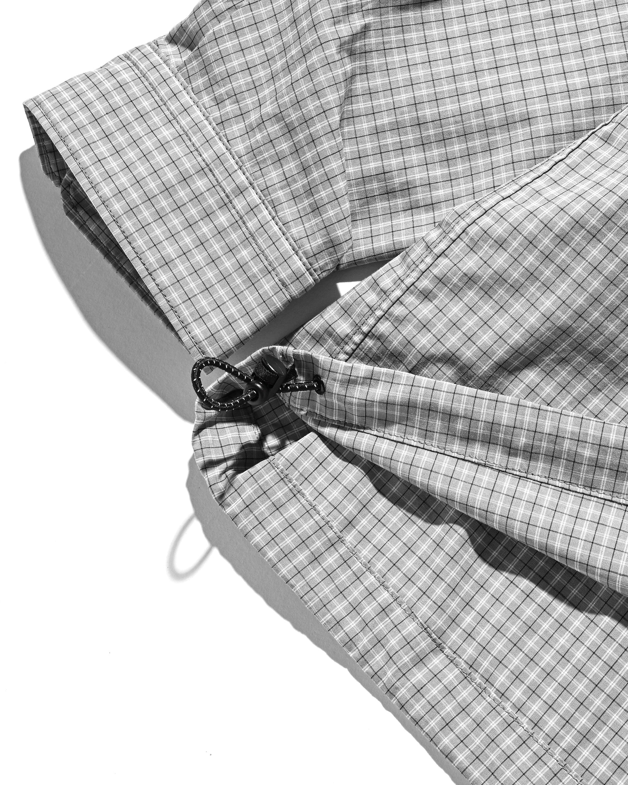 【11.8 SAT 20:00- IN STOCK】MINI PLAID L/S PULLOVER SHIRT (GRAY)