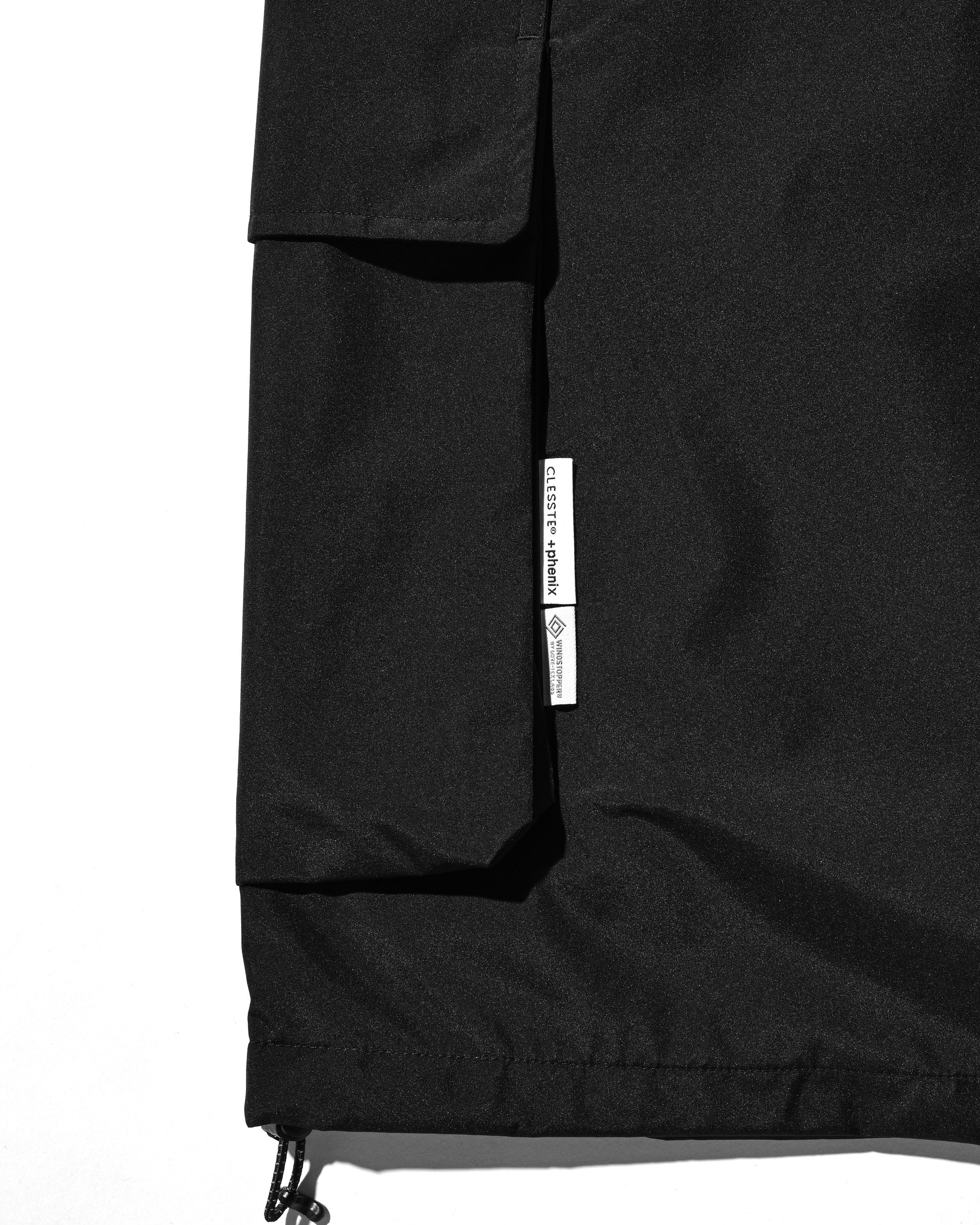 【6.27 SAT 20:00- IN STOCK】+phenix WINDSTOPPER® by GORE-TEX LABS TWILL CITY MILITARY HALF PANTS 001 (BLACK)