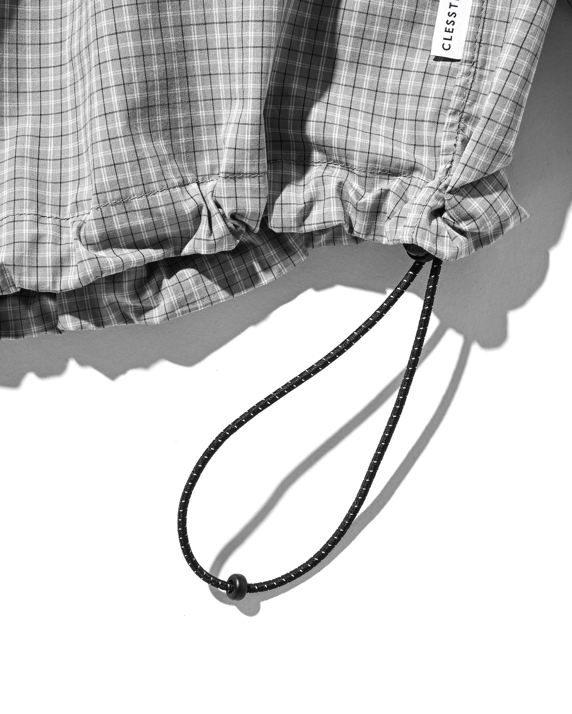 【11.8 SAT 20:00- IN STOCK】MINI PLAID L/S PULLOVER SHIRT (GRAY)