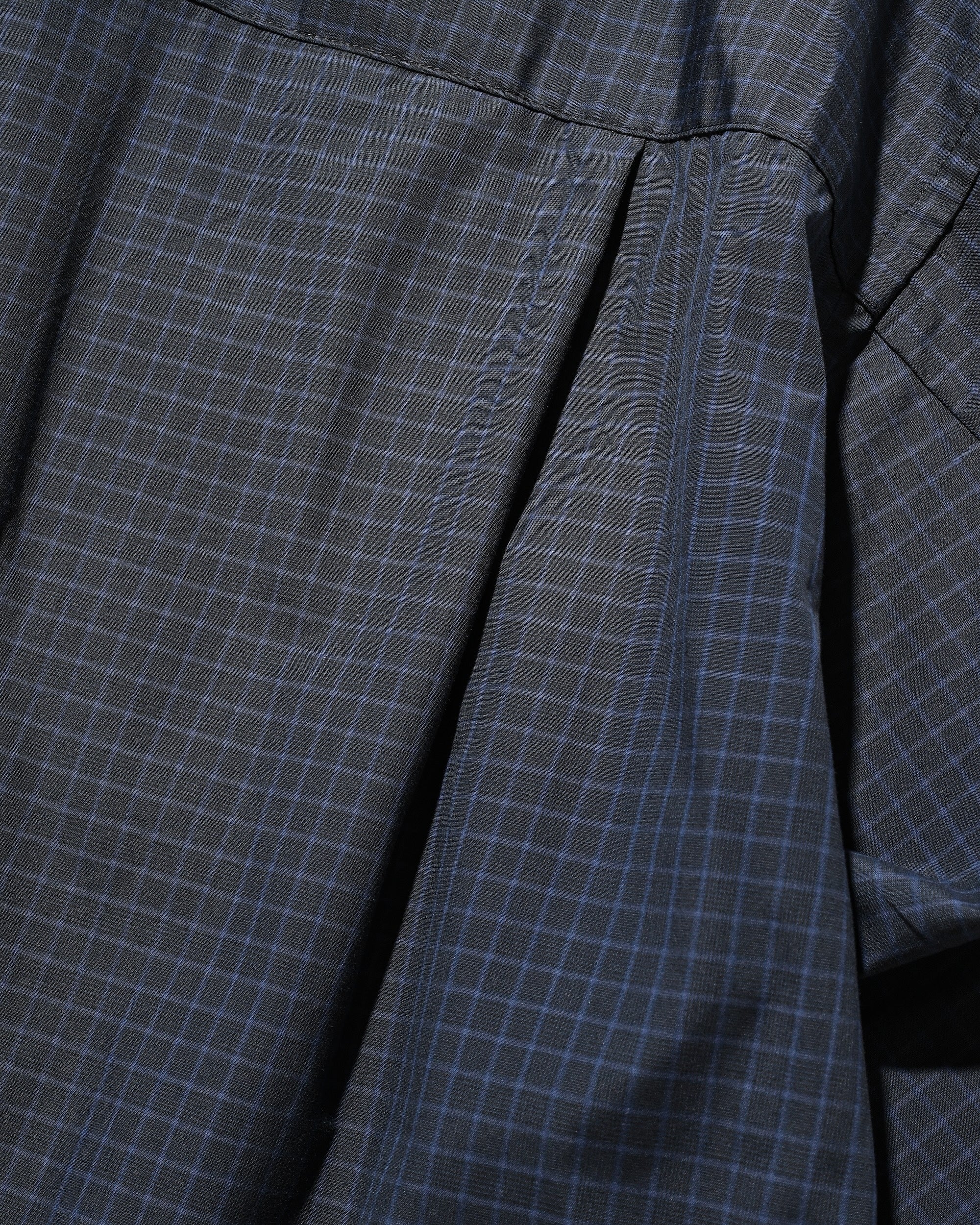 【11.8 SAT 20:00- IN STOCK】MINI PLAID L/S PULLOVER SHIRT (NAVY)