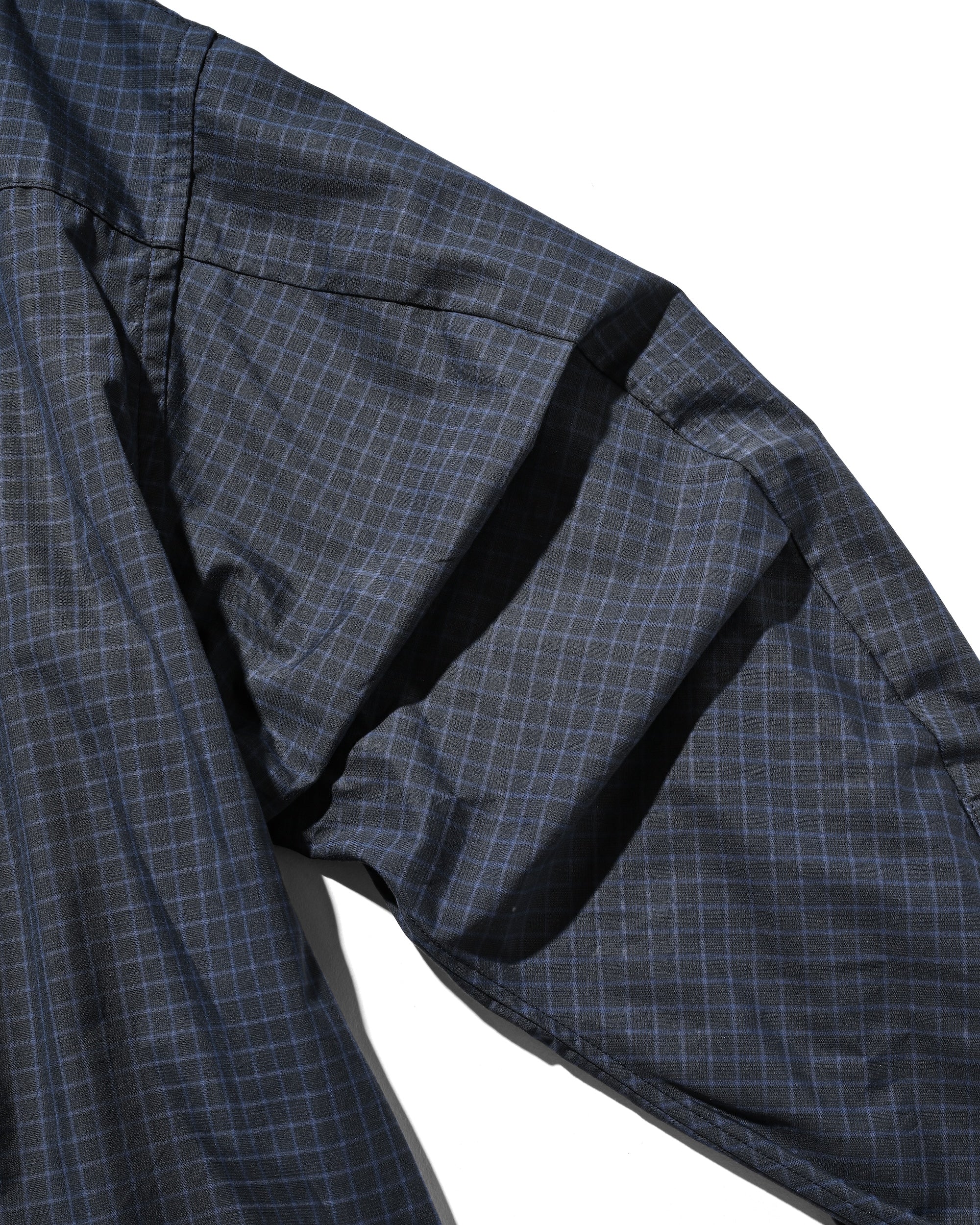 【11.8 SAT 20:00- IN STOCK】MINI PLAID L/S PULLOVER SHIRT (NAVY)