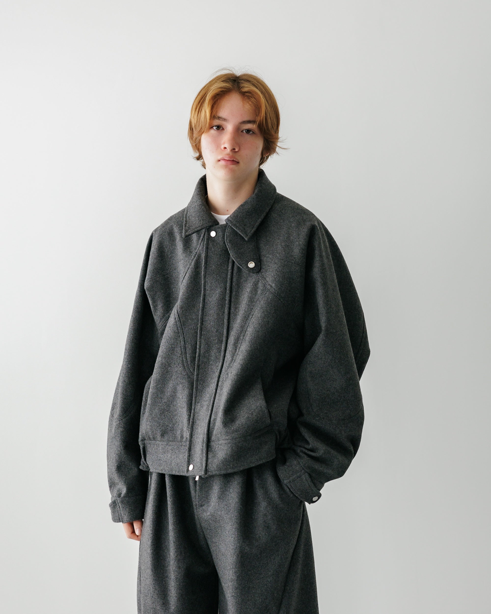 【12.18 WED 20:00- IN STOCK】WOOL MELTON FUTURE JACKET