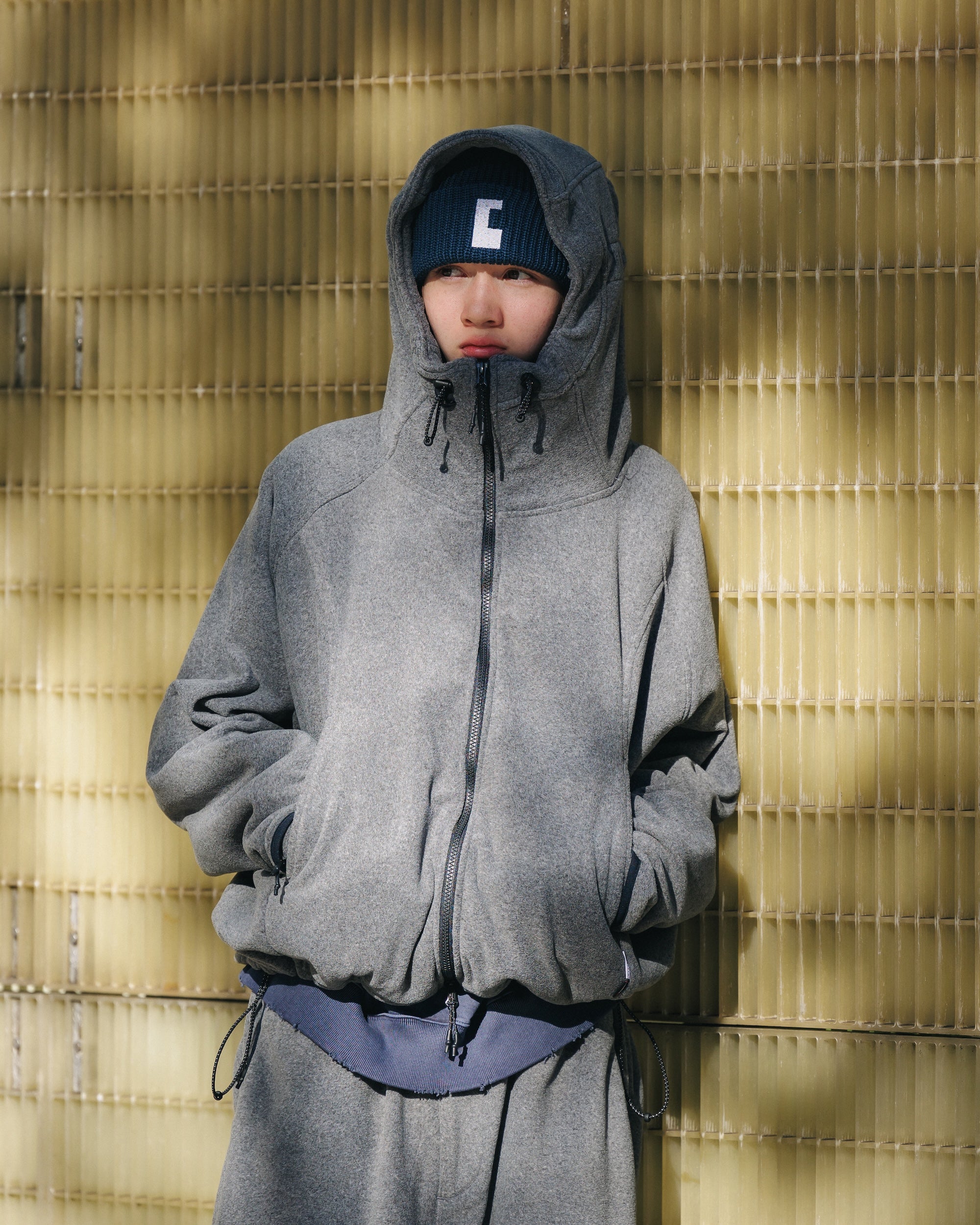 C” COTTON KNIT CAP 001 (NAVY)