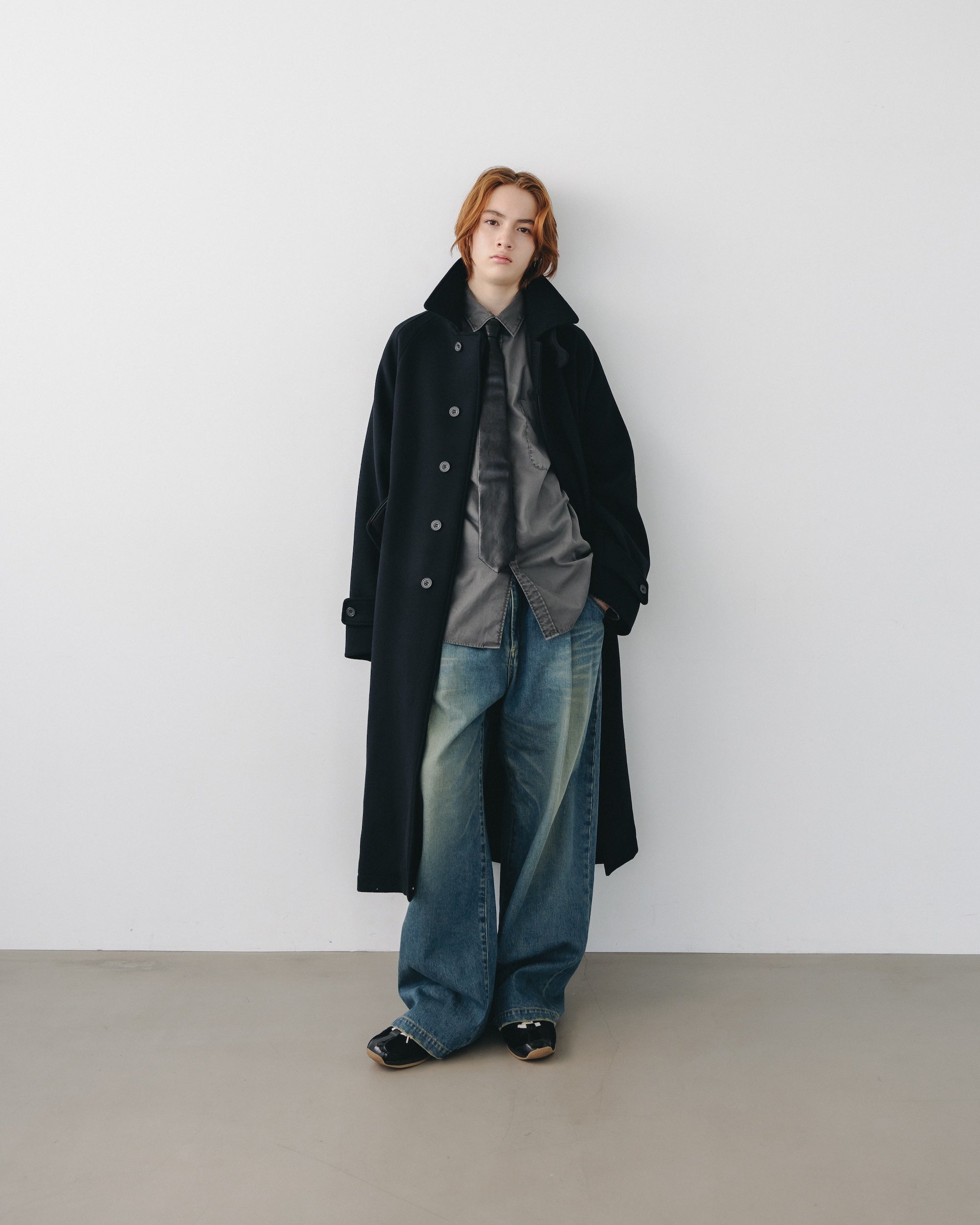 【12.11 WED 20:00- IN STOCK】WOOL MELTON BALMACAAN COAT