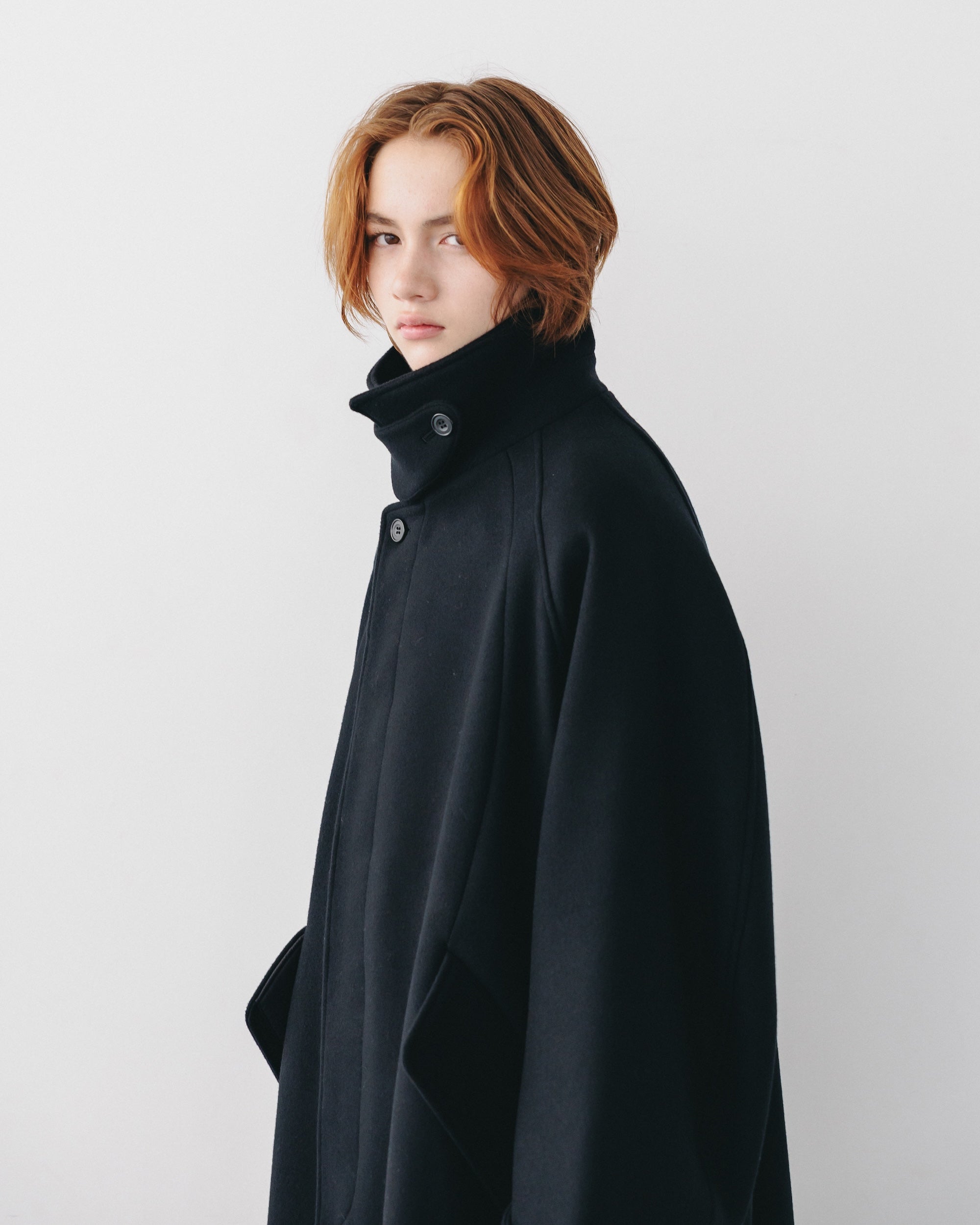 【12.11 WED 20:00- IN STOCK】WOOL MELTON BALMACAAN COAT