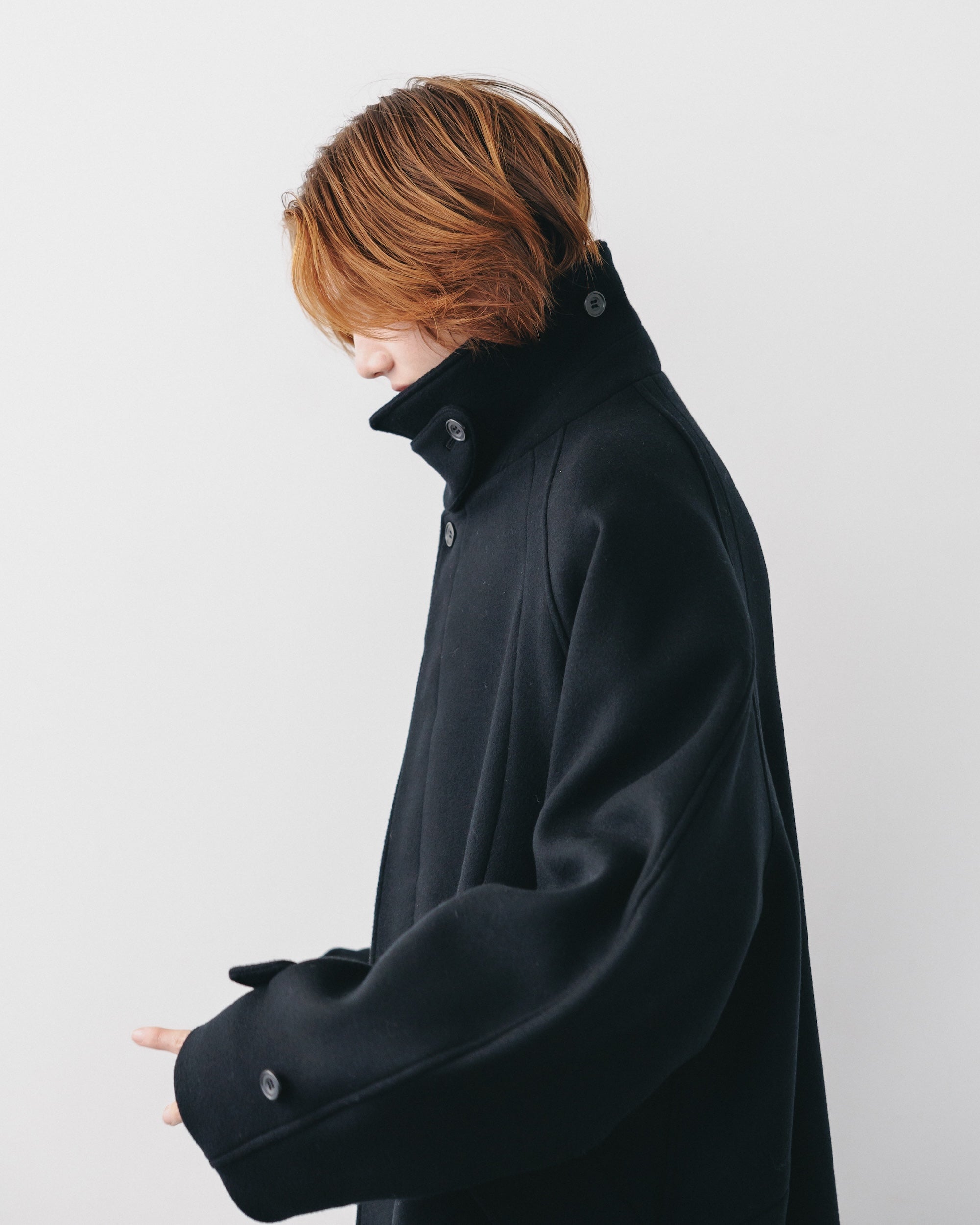 【12.11 WED 20:00- IN STOCK】WOOL MELTON BALMACAAN COAT