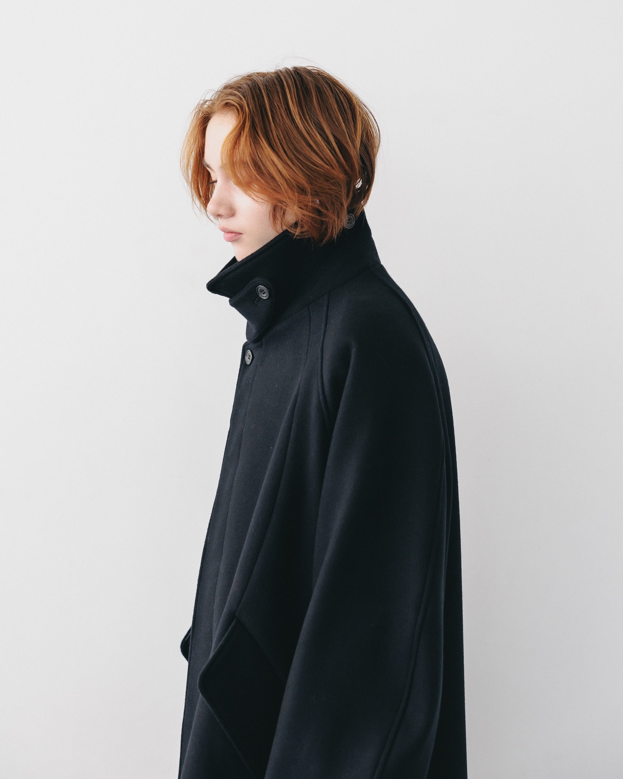 【12.11 WED 20:00- IN STOCK】WOOL MELTON BALMACAAN COAT