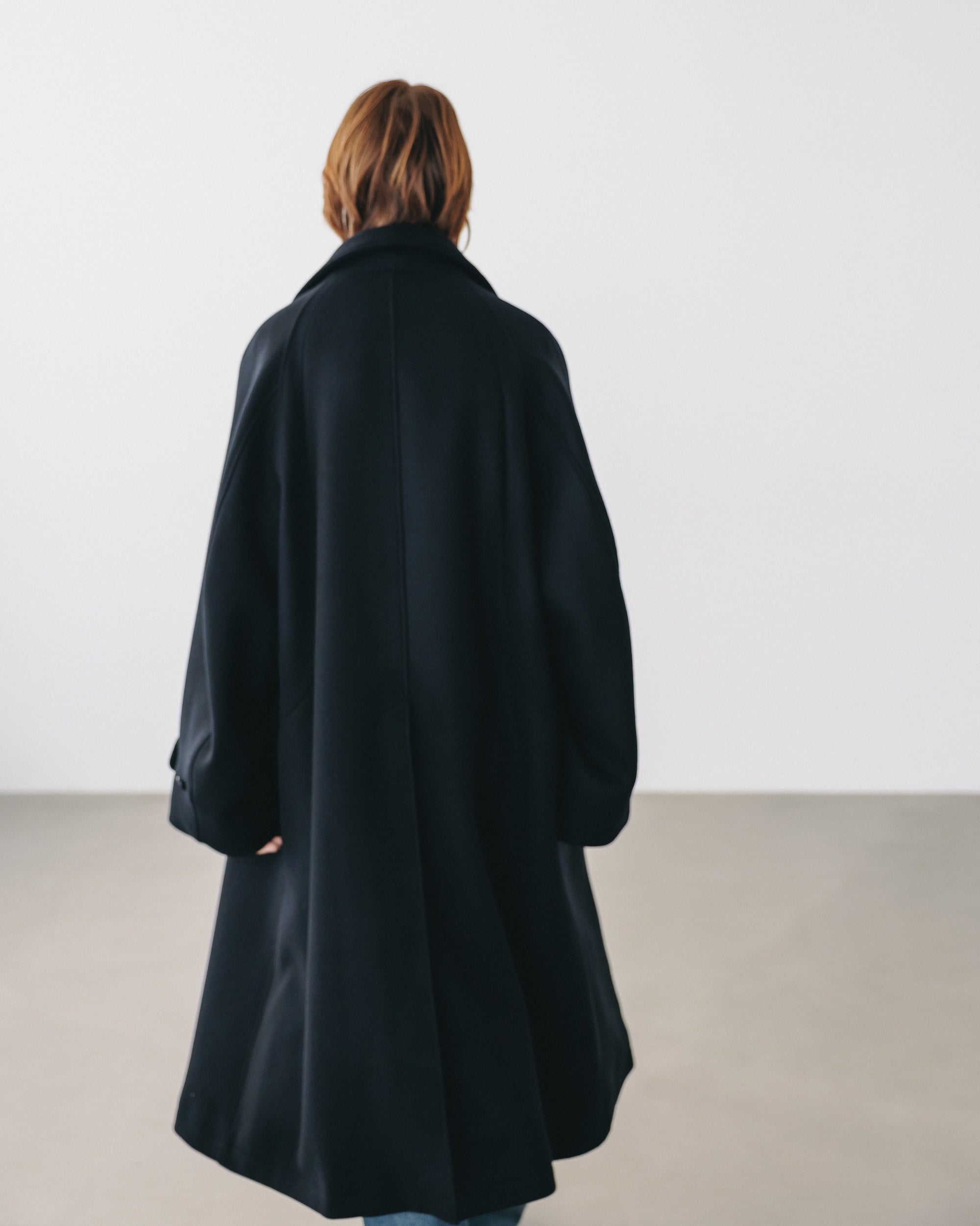 【12.11 WED 20:00- IN STOCK】WOOL MELTON BALMACAAN COAT