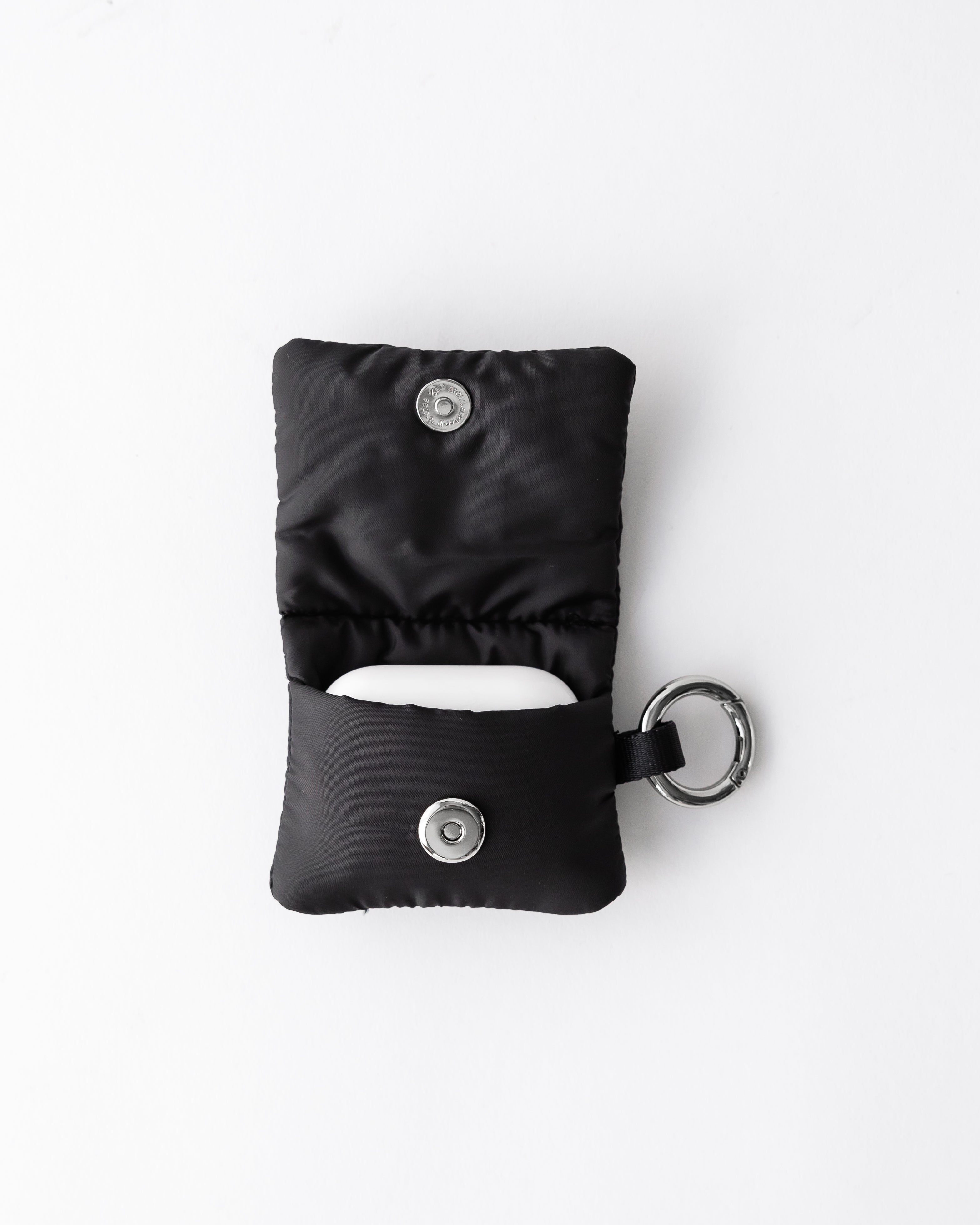 【casher】PADDED AIRPODS CASE(BLACK)