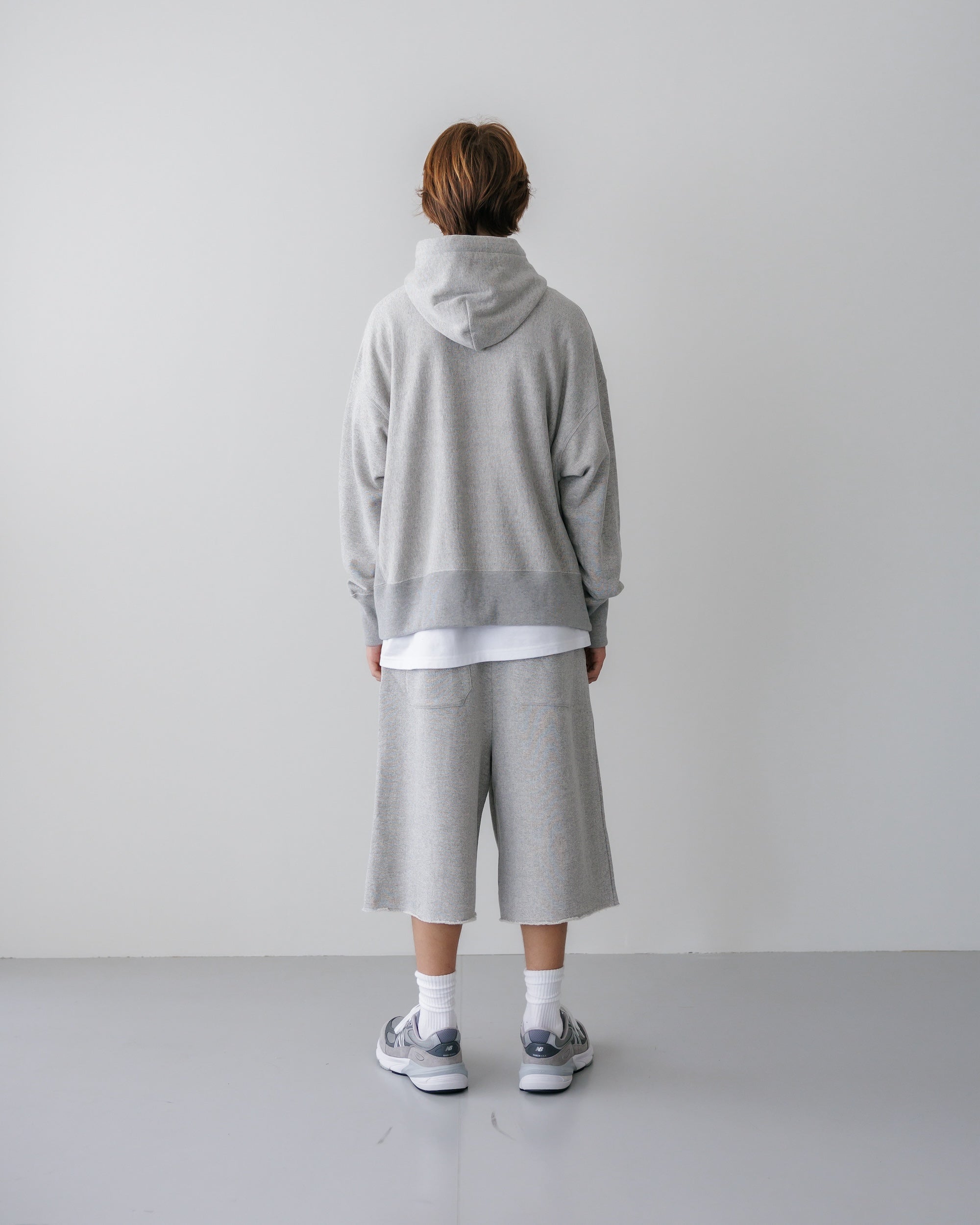 LOOP WHEEL WIDE HALF SWEATPANTS