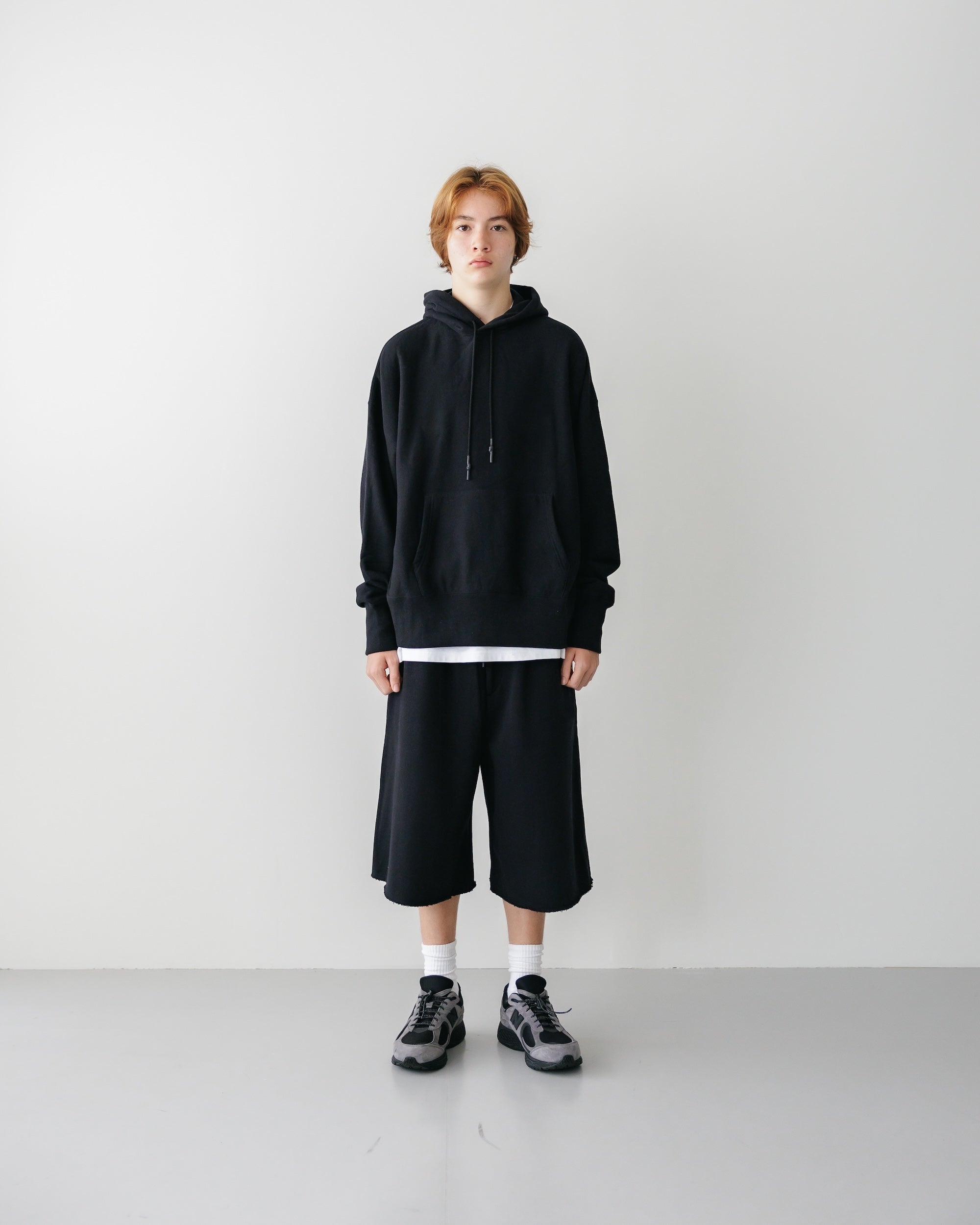 LOOP WHEEL WIDE HALF SWEATPANTS